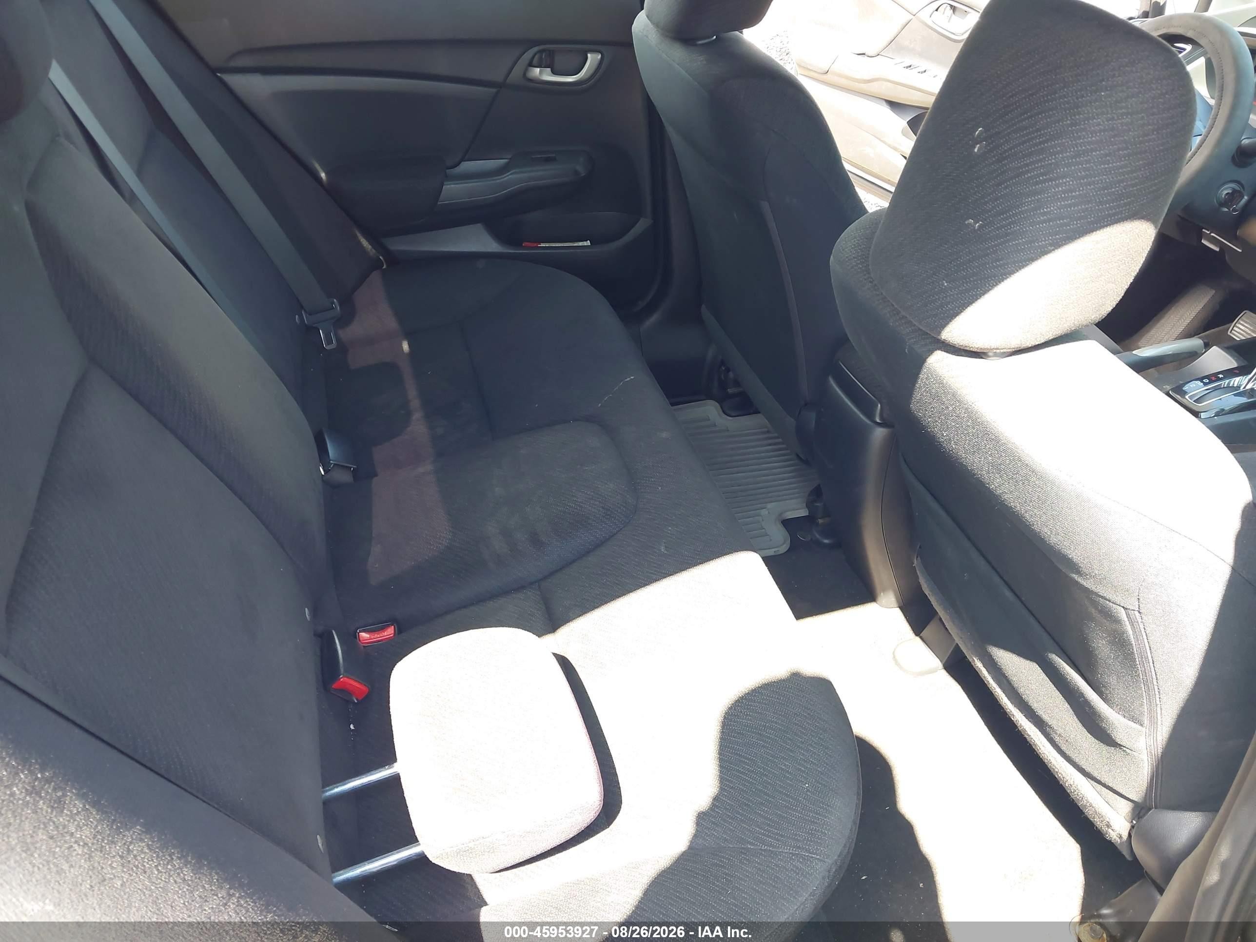 2013 Honda Civic Lx Gray vin: 2HGFB2F50DH597964