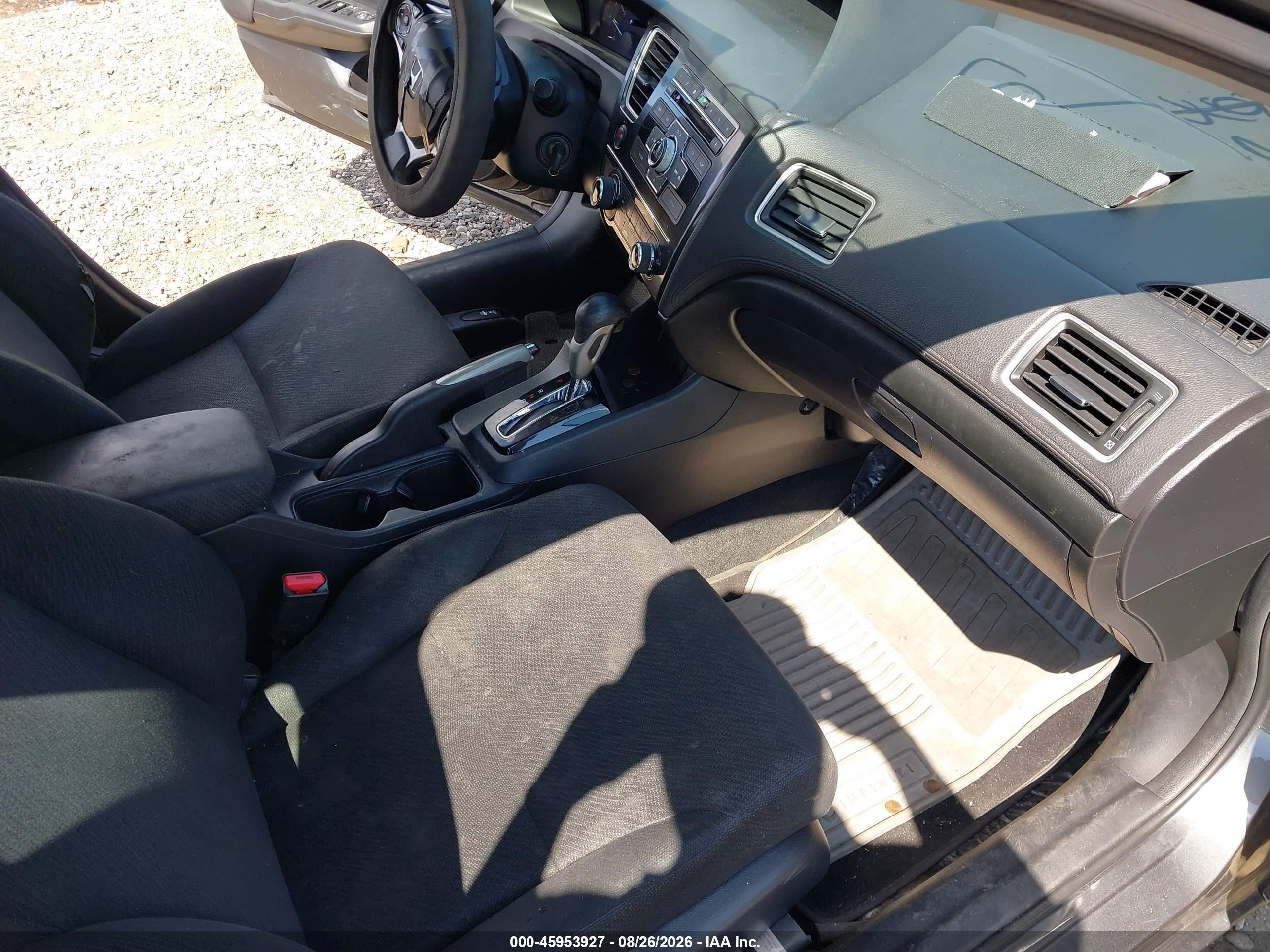 2013 Honda Civic Lx Gray vin: 2HGFB2F50DH597964
