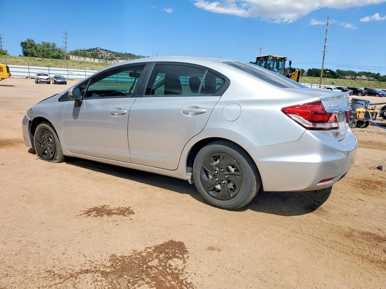 2014 Honda Civic Lx Silver vin: 2HGFB2F50EH501493