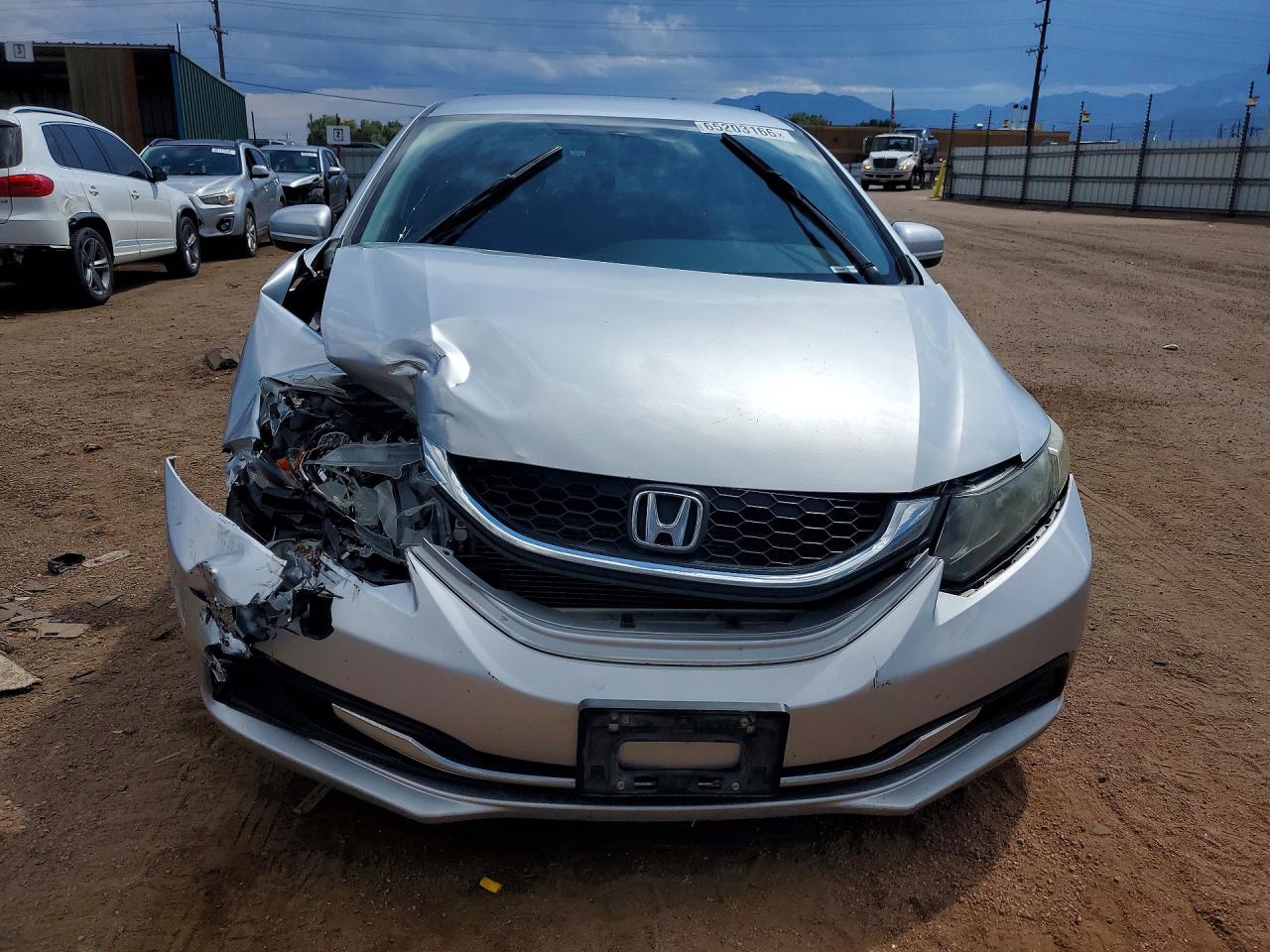 2014 Honda Civic Lx Silver vin: 2HGFB2F50EH501493