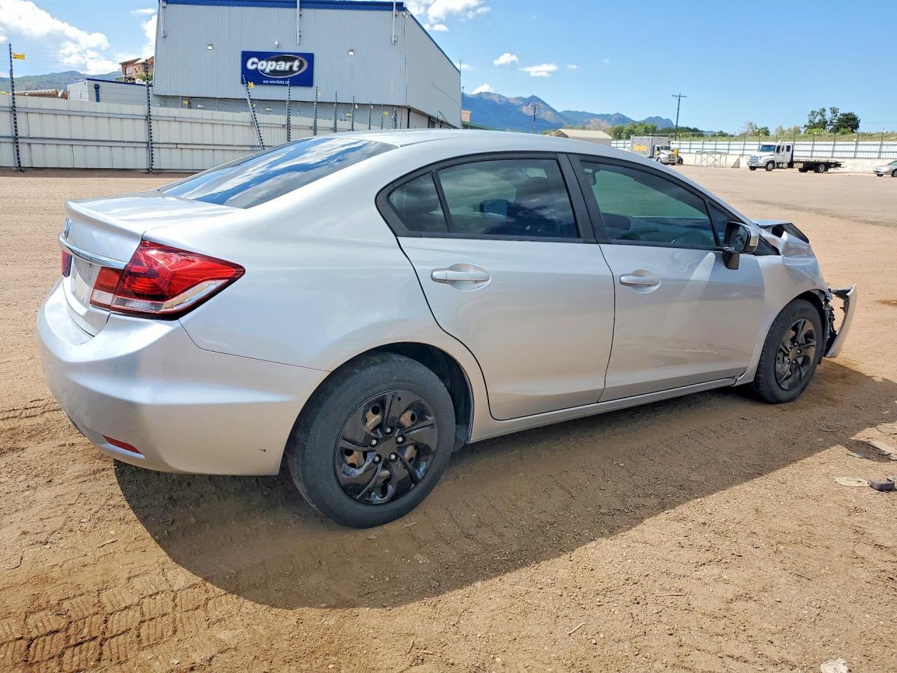 2014 Honda Civic Lx Silver vin: 2HGFB2F50EH501493