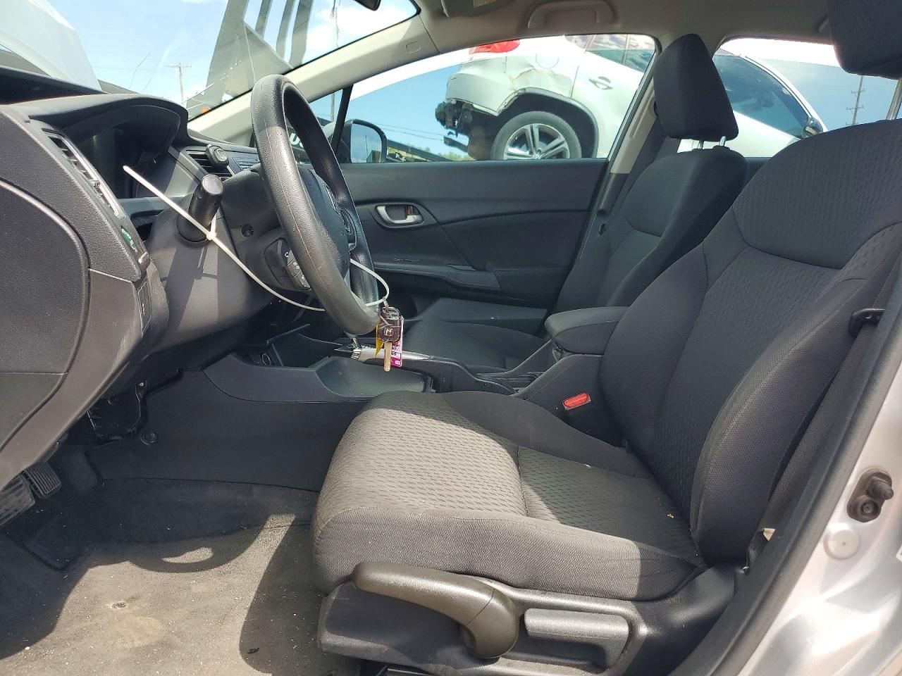 2014 Honda Civic Lx Silver vin: 2HGFB2F50EH501493