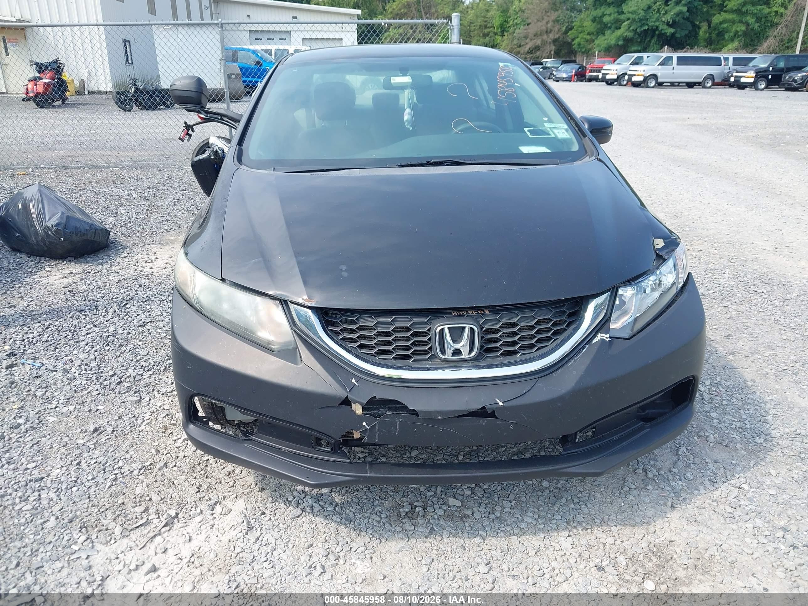 2014 Honda Civic Lx Black vin: 2HGFB2F50EH507956