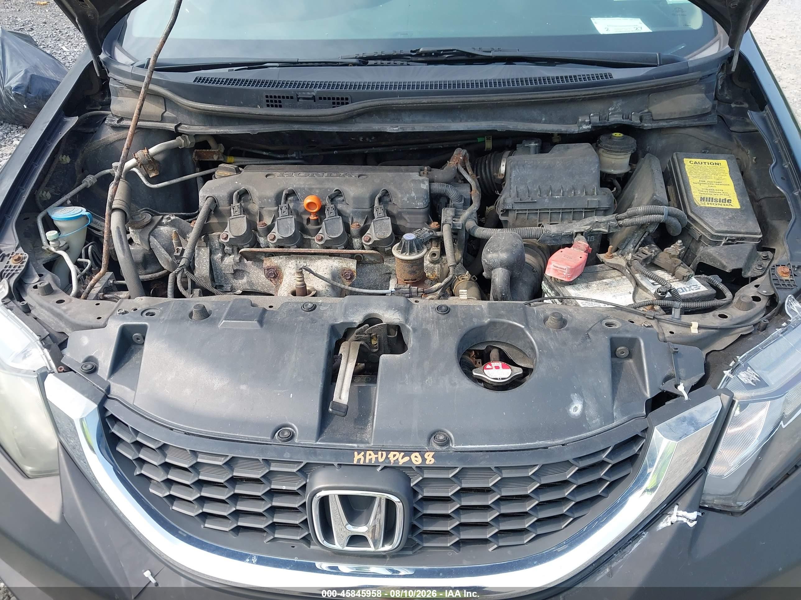 2014 Honda Civic Lx Black vin: 2HGFB2F50EH507956