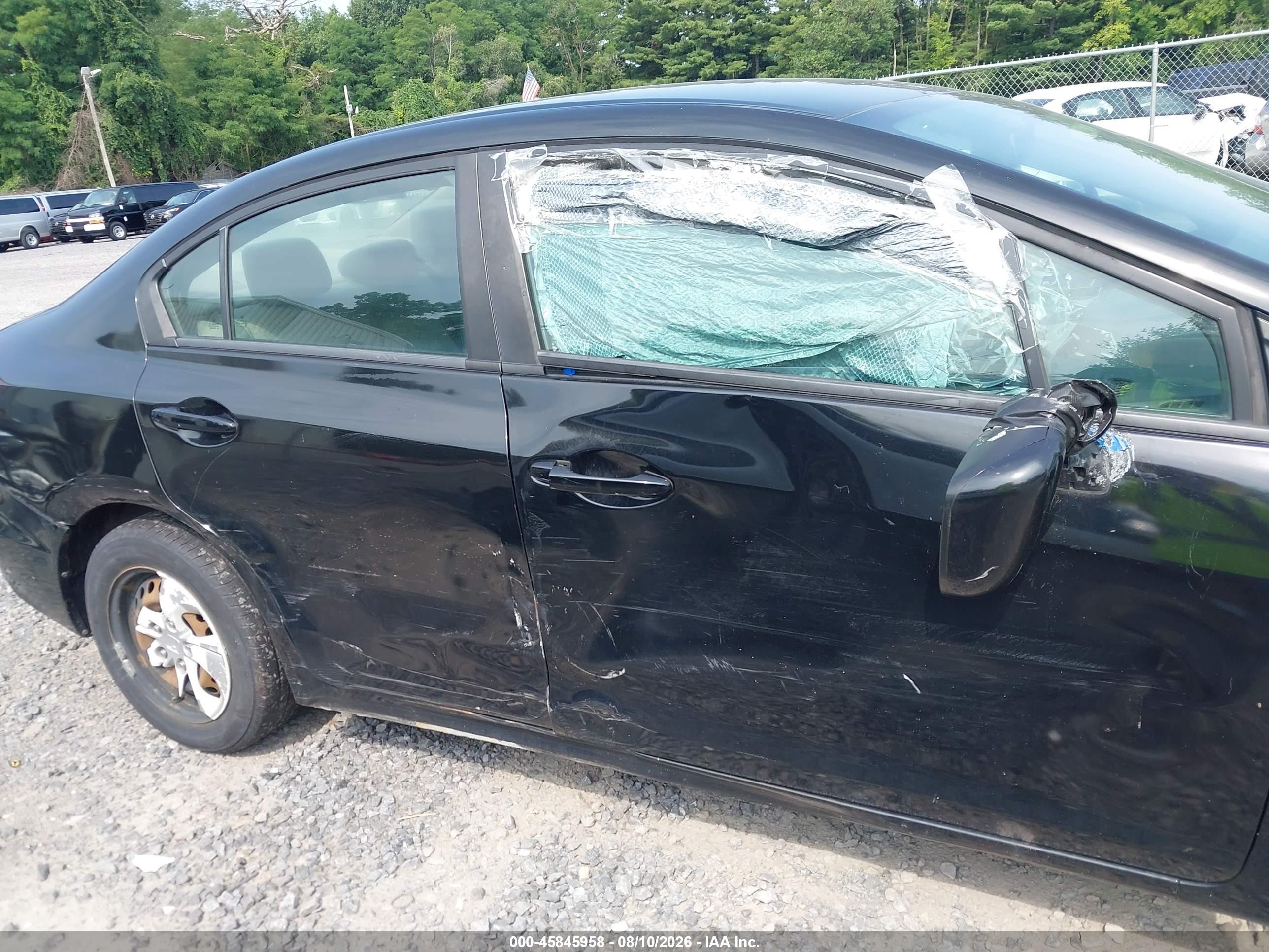 2014 Honda Civic Lx Black vin: 2HGFB2F50EH507956