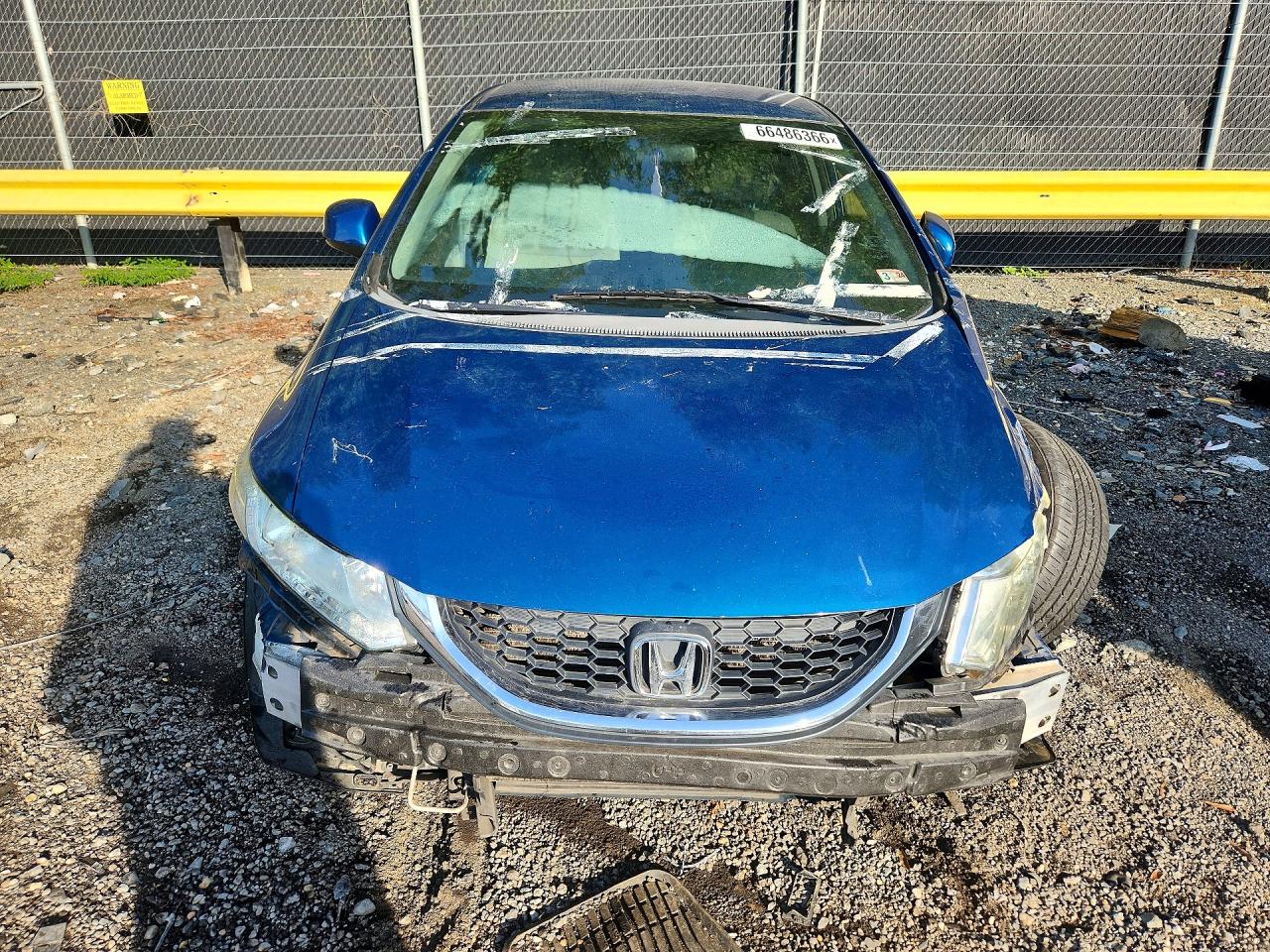 2014 Honda Civic Lx Blue vin: 2HGFB2F50EH511599