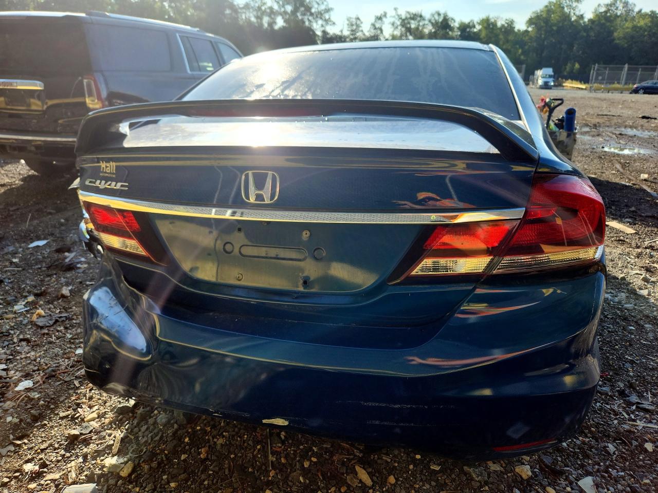 2014 Honda Civic Lx Blue vin: 2HGFB2F50EH511599