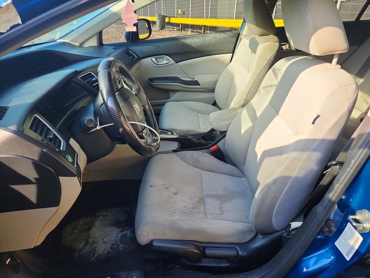 2014 Honda Civic Lx Blue vin: 2HGFB2F50EH511599