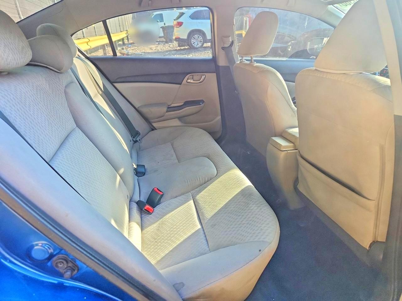 2014 Honda Civic Lx Blue vin: 2HGFB2F50EH511599