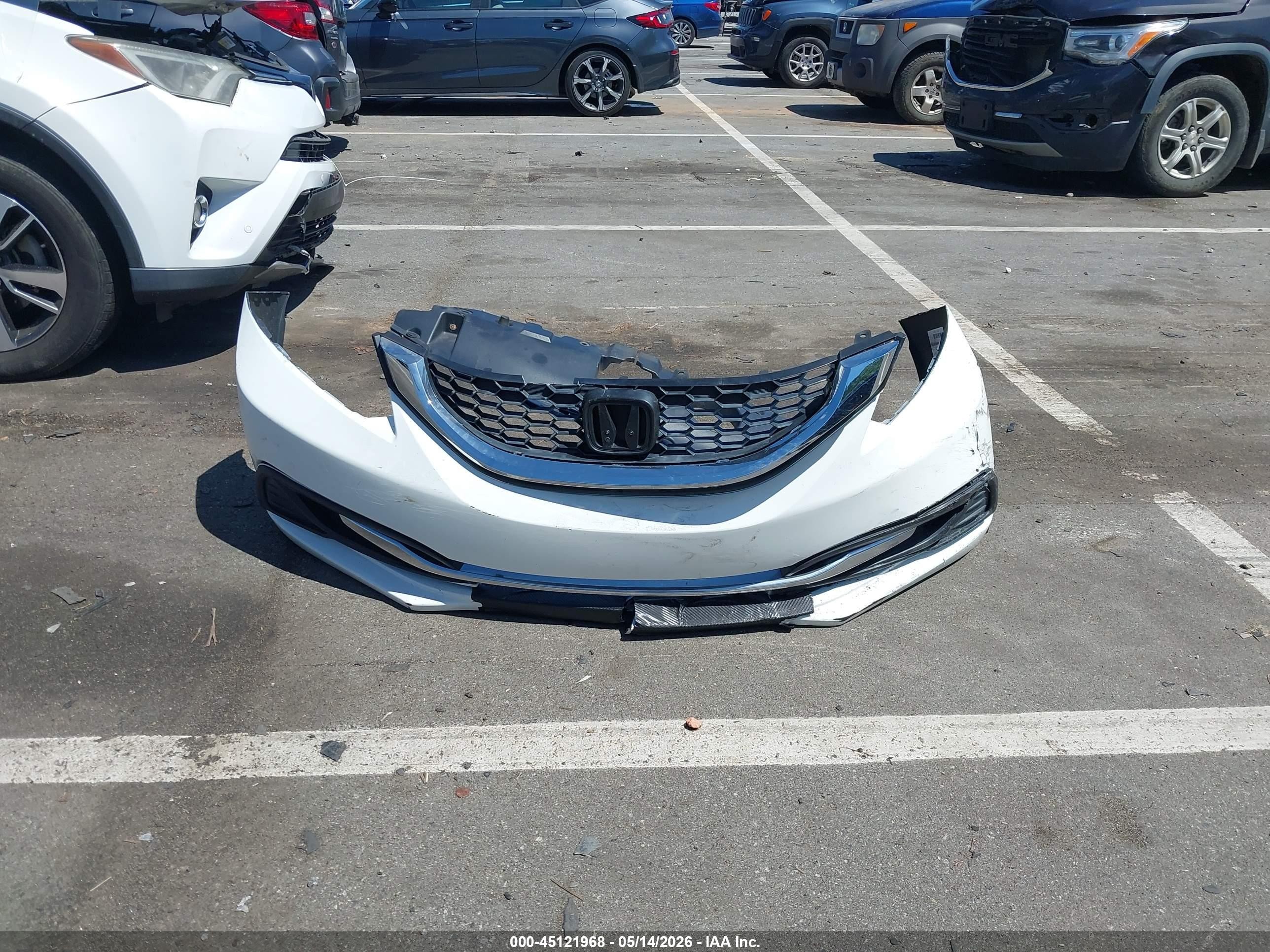2014 Honda Civic Lx White vin: 2HGFB2F50EH534896