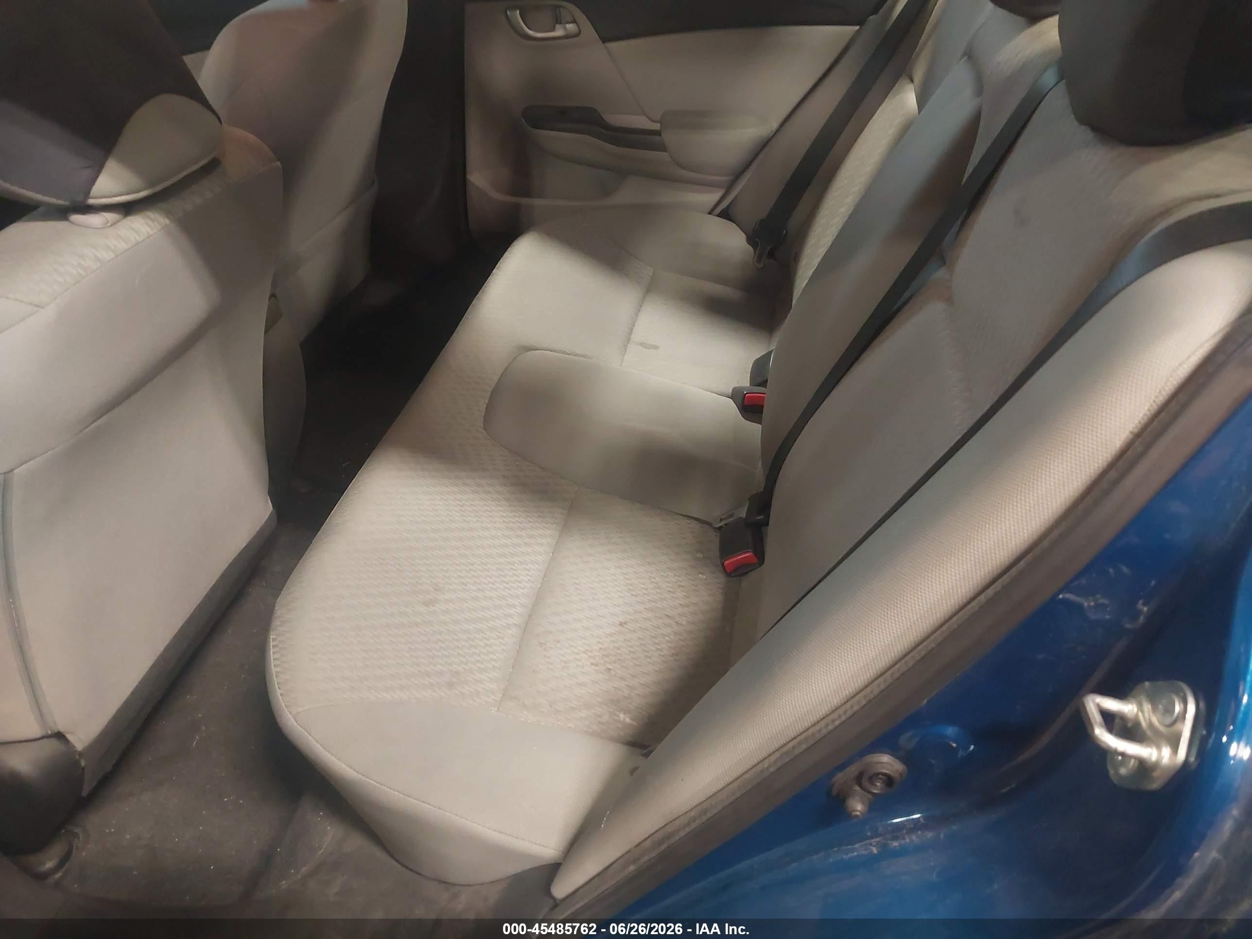 2014 Honda Civic Lx Blue vin: 2HGFB2F50EH536499