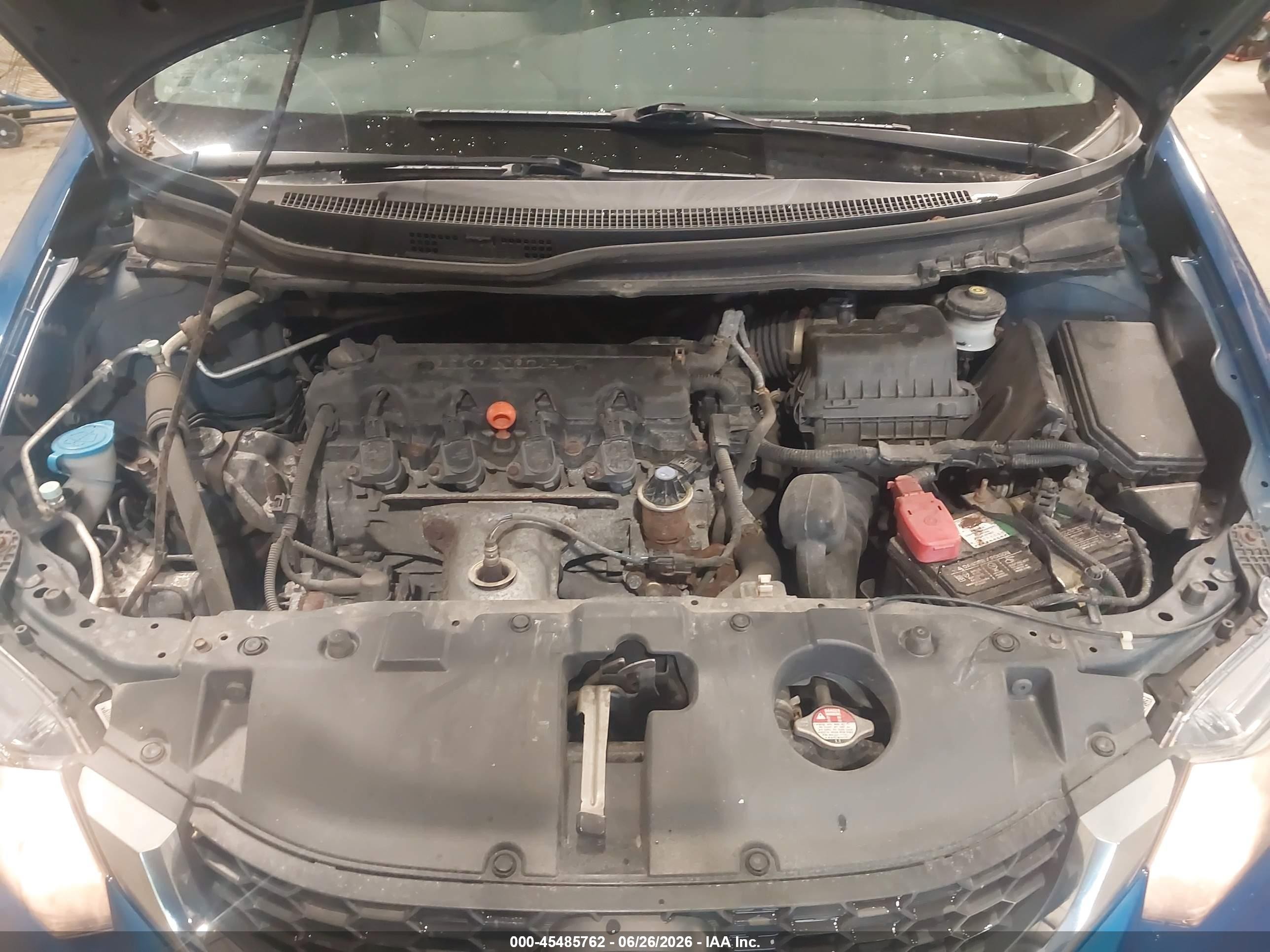 2014 Honda Civic Lx Blue vin: 2HGFB2F50EH536499