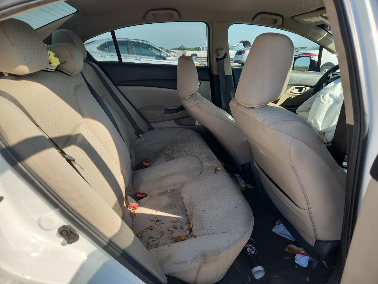2014 Honda Civic Lx White vin: 2HGFB2F50EH543792