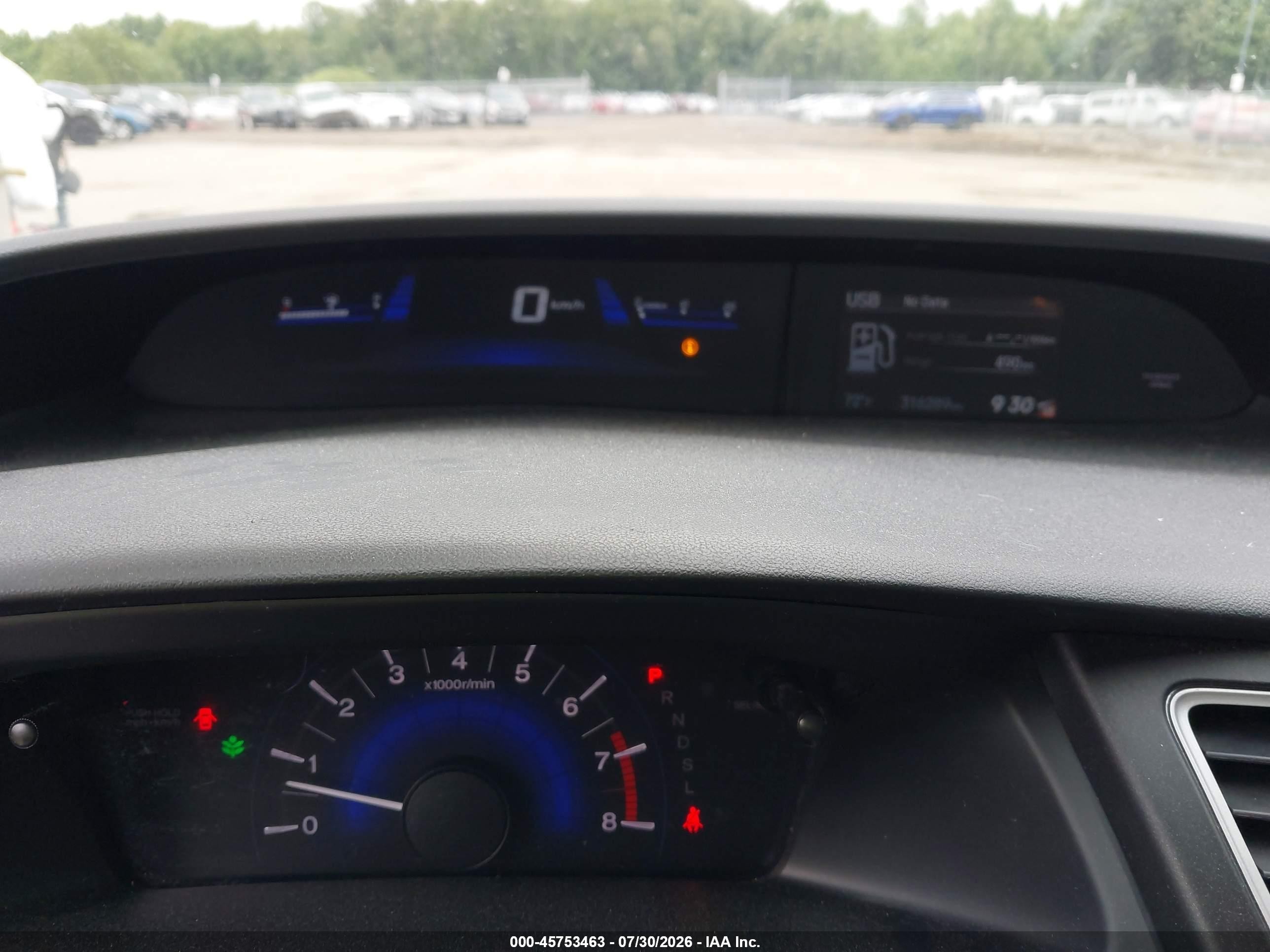 2014 Honda Civic Lx Blue vin: 2HGFB2F50EH549382
