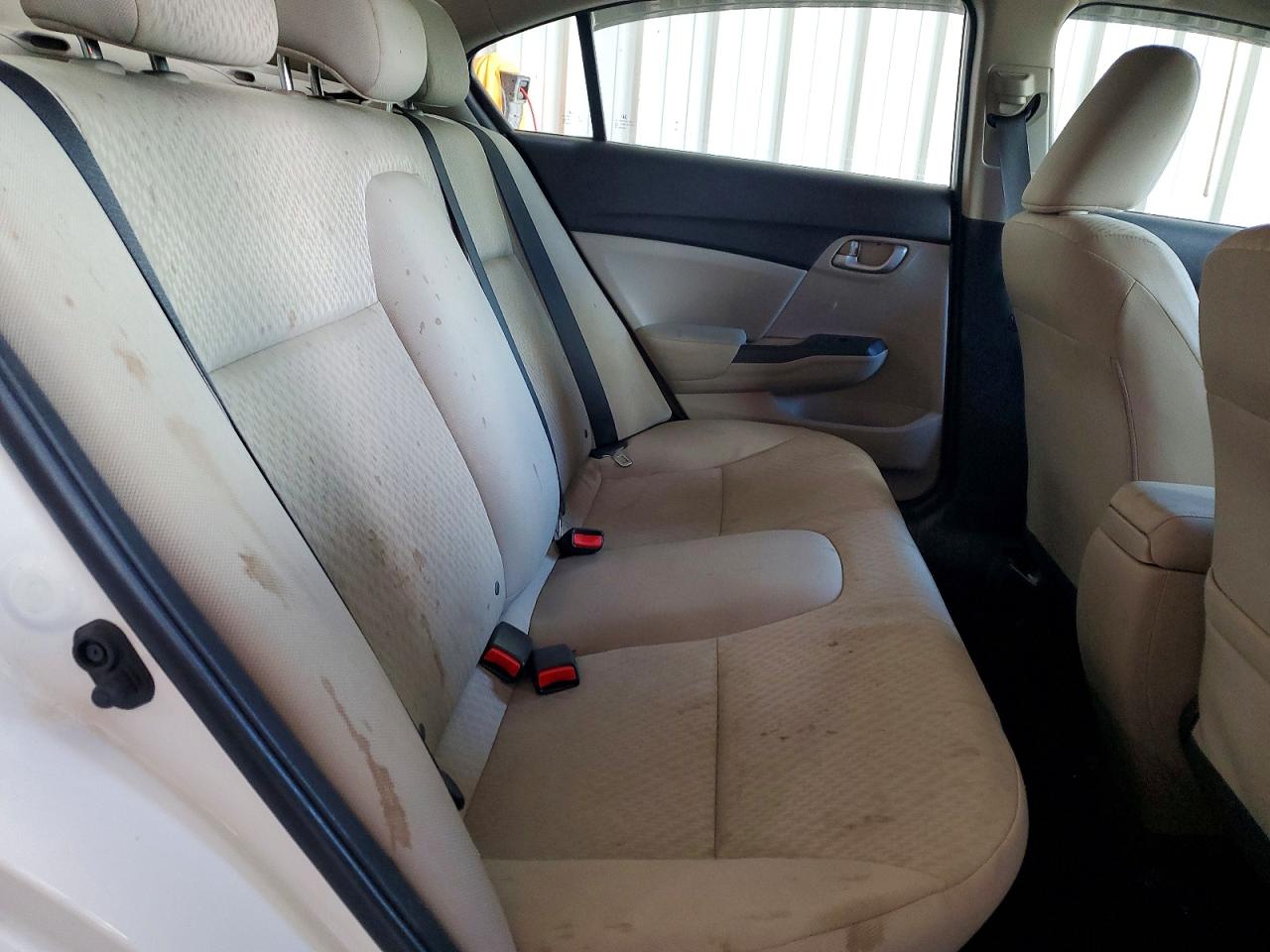 2014 Honda Civic Lx White vin: 2HGFB2F50EH551925