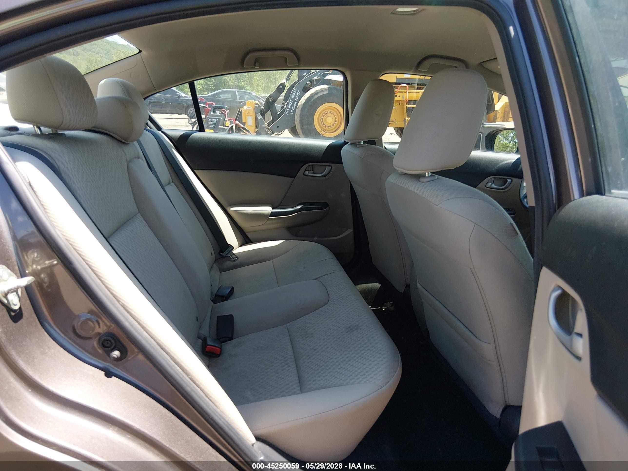 2014 Honda Civic Lx Gray vin: 2HGFB2F50EH559085