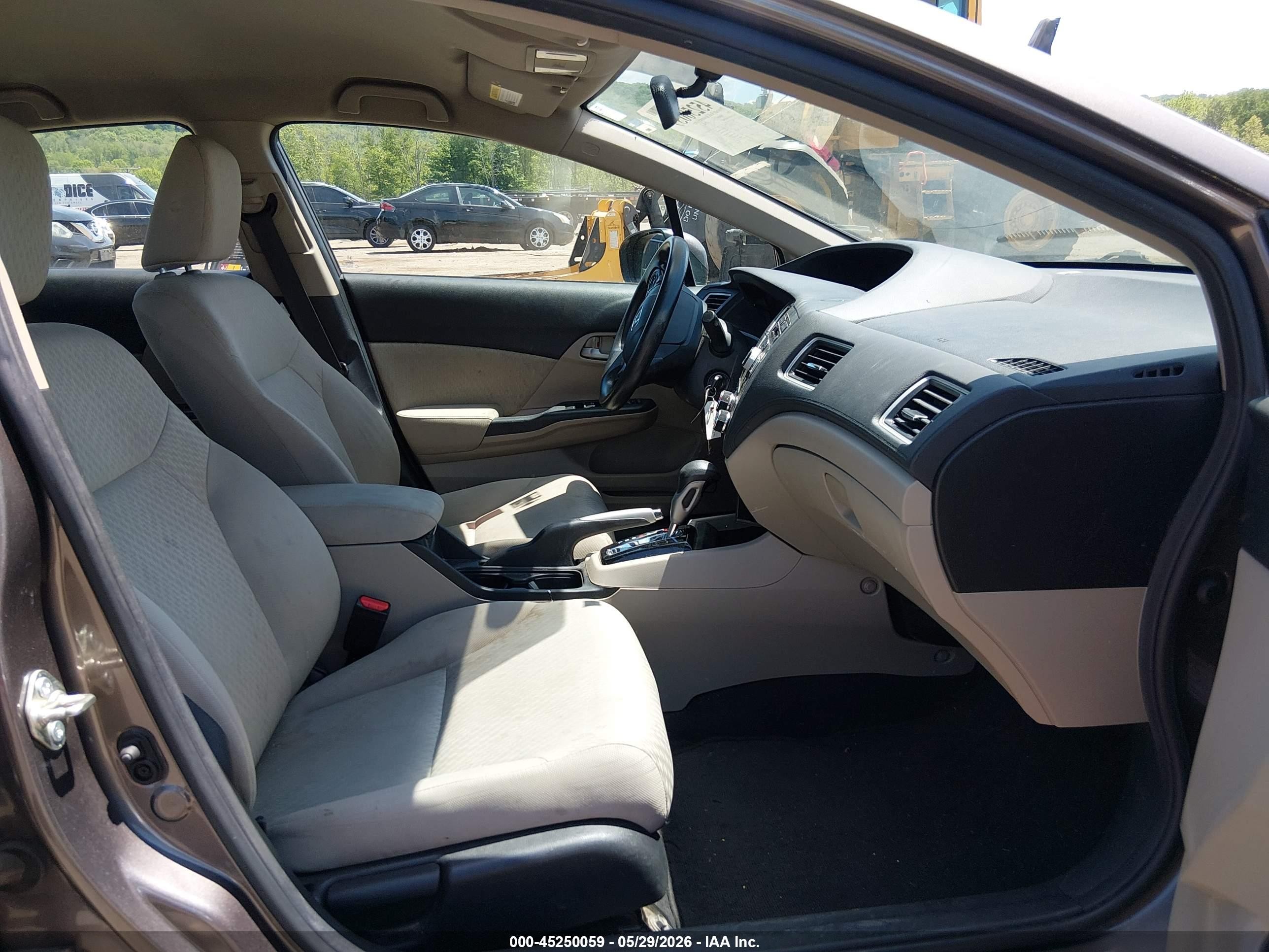 2014 Honda Civic Lx Gray vin: 2HGFB2F50EH559085