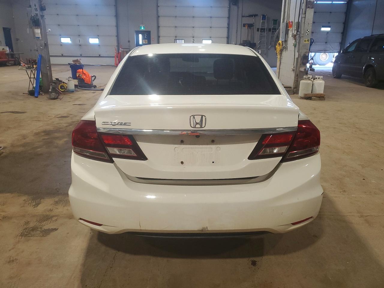 2015 Honda Civic Lx Белый vin: 2HGFB2F50FH013730