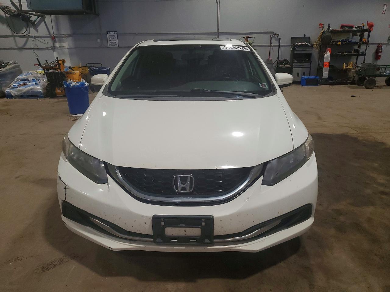 2015 Honda Civic Lx Белый vin: 2HGFB2F50FH013730