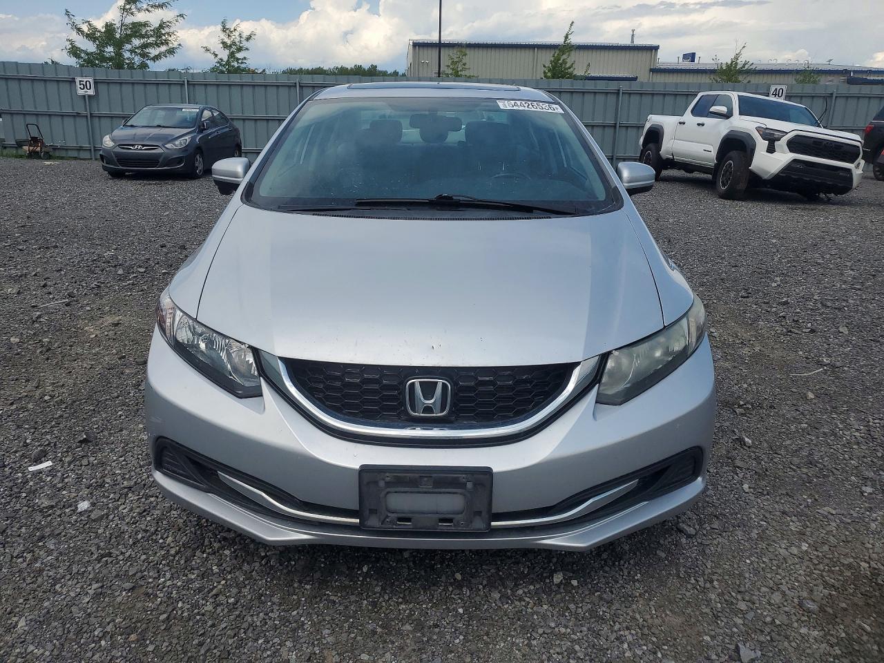 2015 Honda Civic Lx Silver vin: 2HGFB2F50FH040927