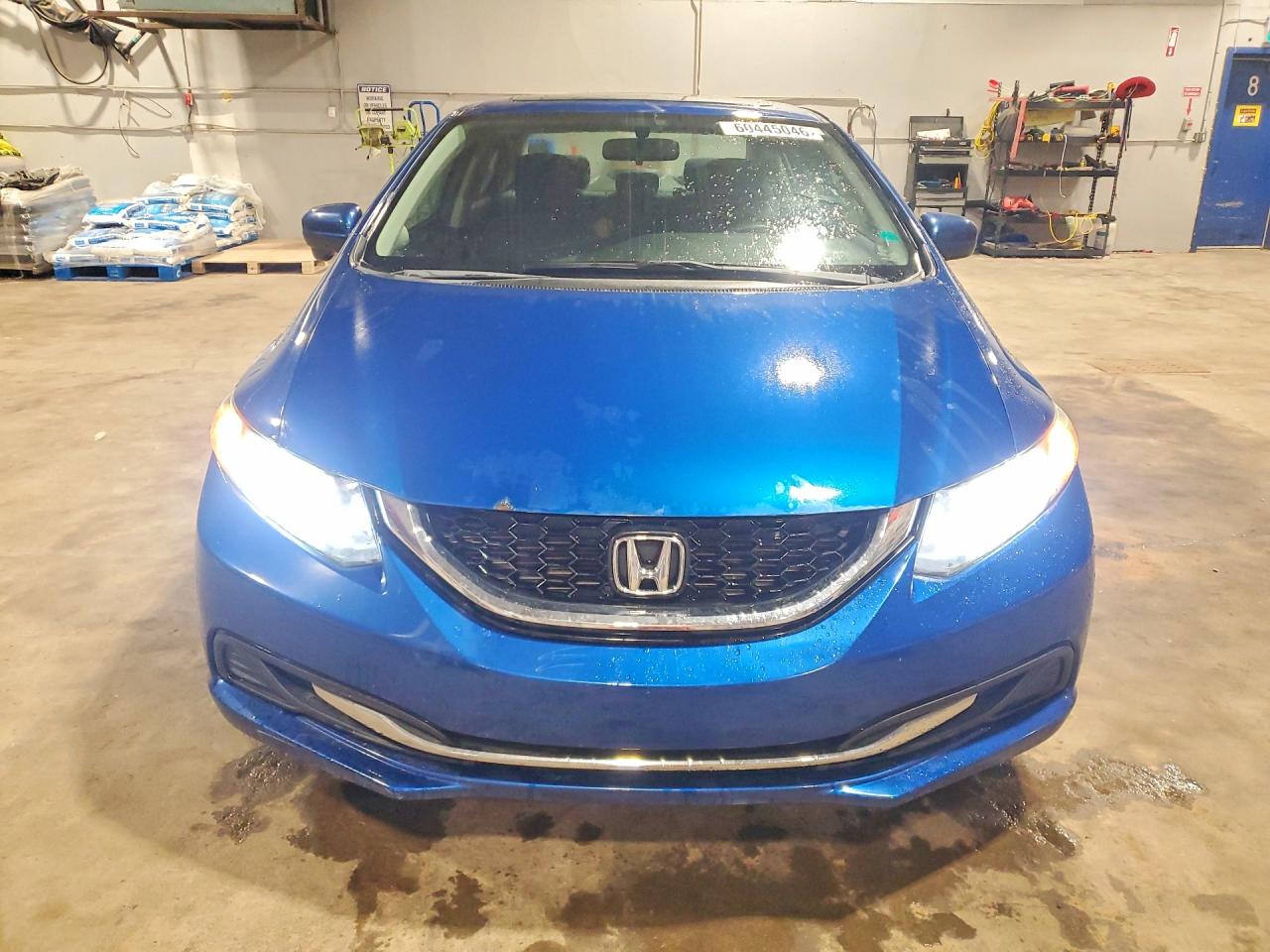 2015 Honda Civic Lx Blue vin: 2HGFB2F50FH060563
