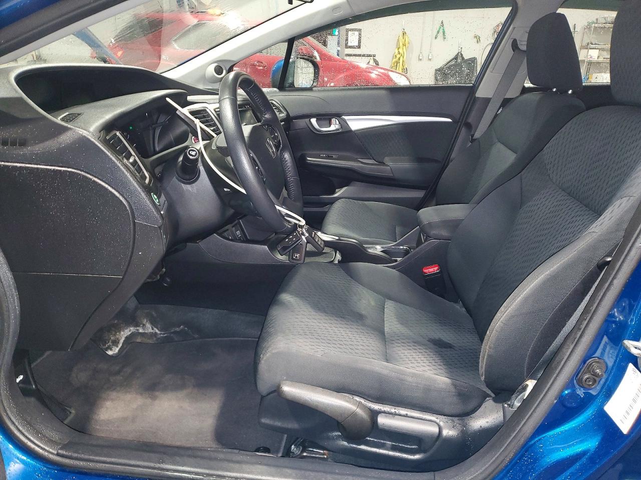 2015 Honda Civic Lx Blue vin: 2HGFB2F50FH060563