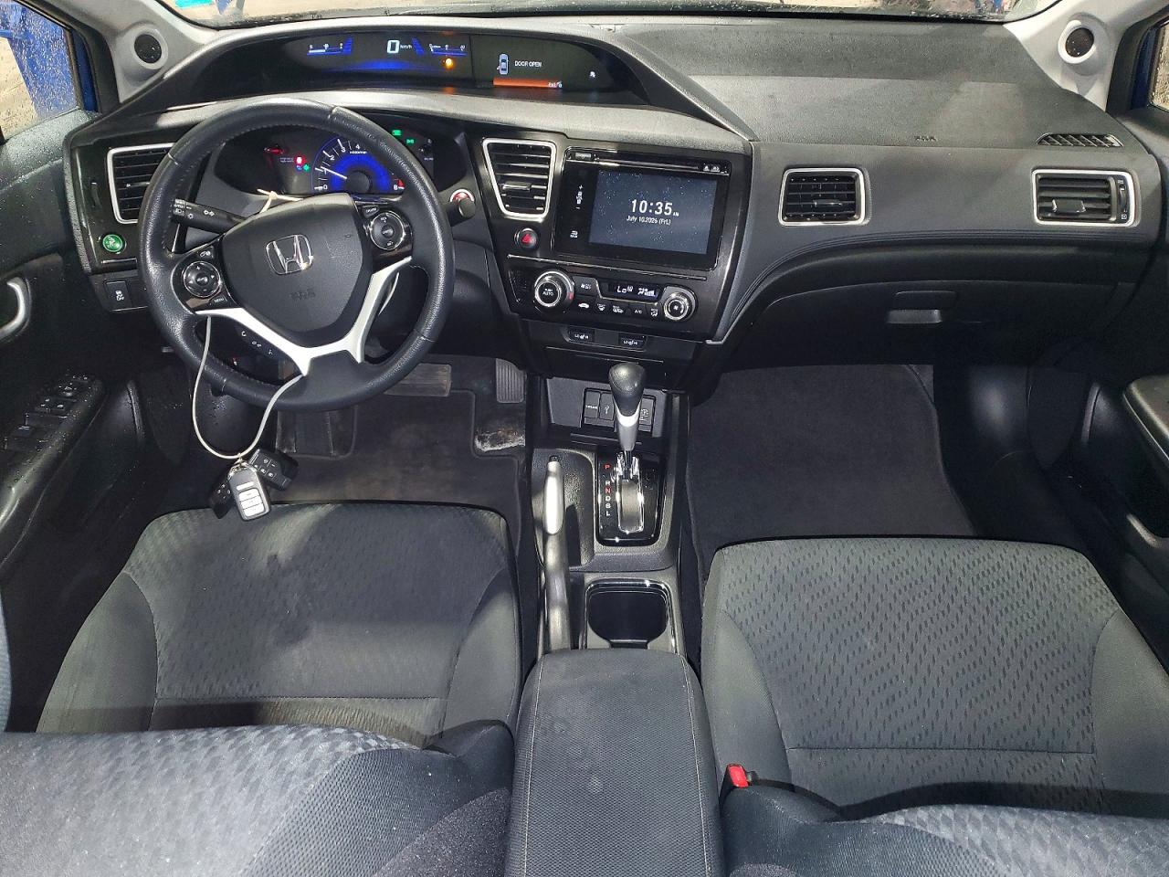 2015 Honda Civic Lx Blue vin: 2HGFB2F50FH060563