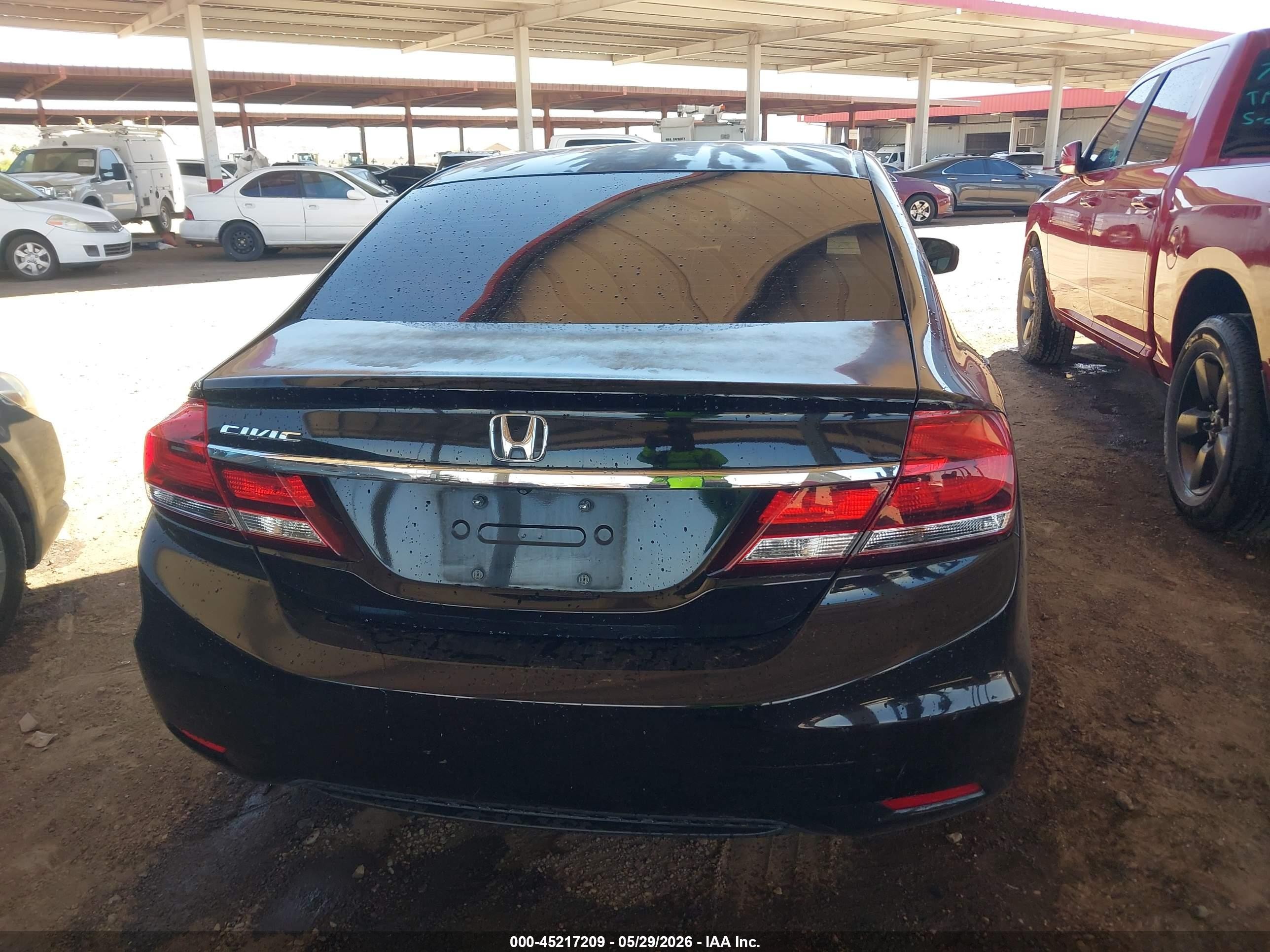 2015 Honda Civic Lx Black vin: 2HGFB2F50FH511510
