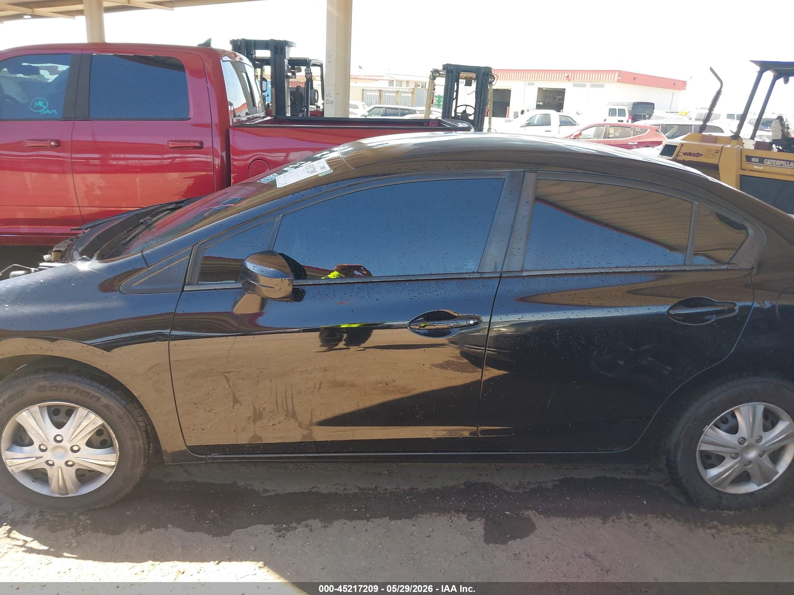 2015 Honda Civic Lx Black vin: 2HGFB2F50FH511510