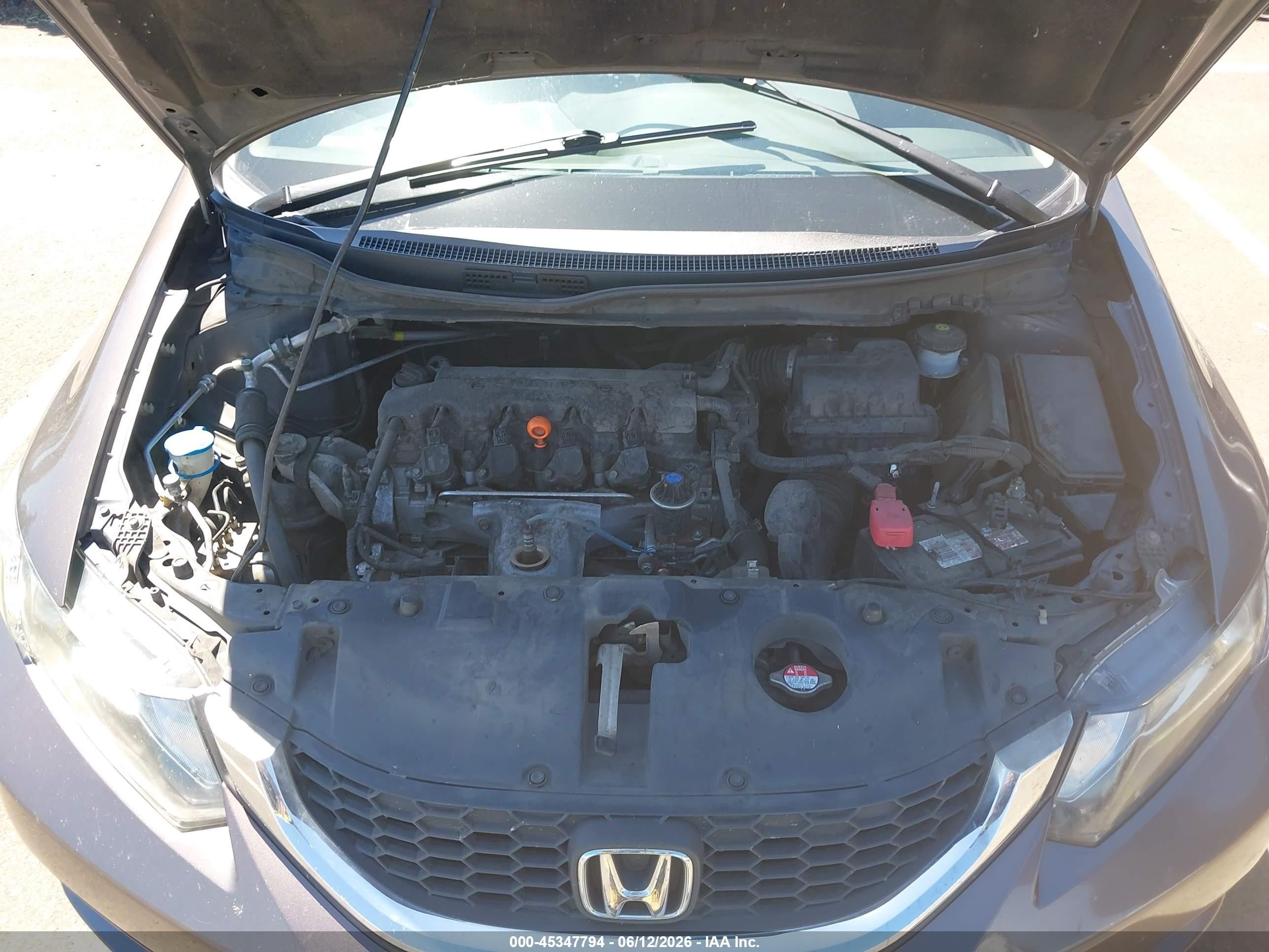 2015 Honda Civic Lx Brown vin: 2HGFB2F50FH514388