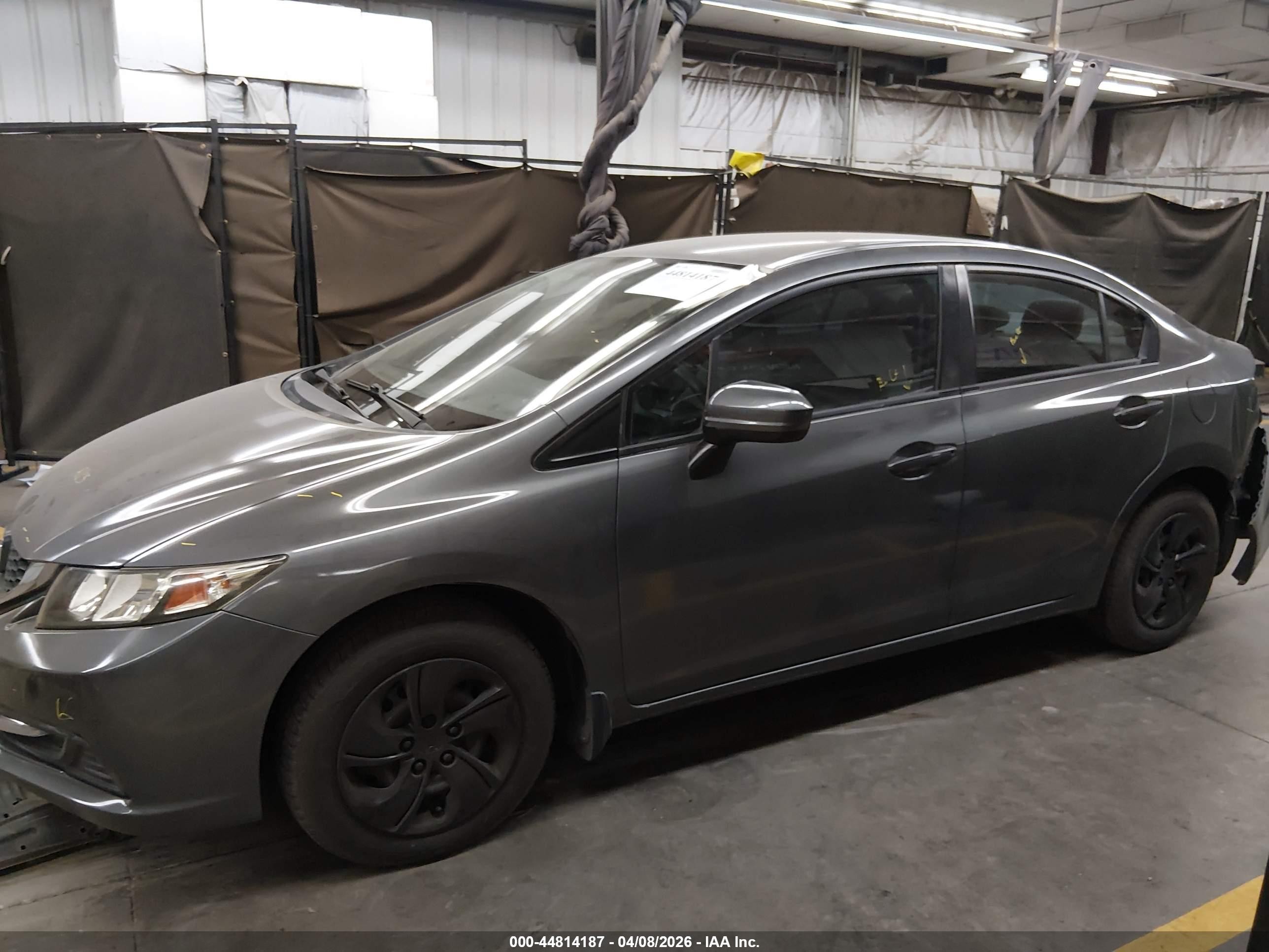2015 Honda Civic Lx Серый vin: 2HGFB2F50FH514665