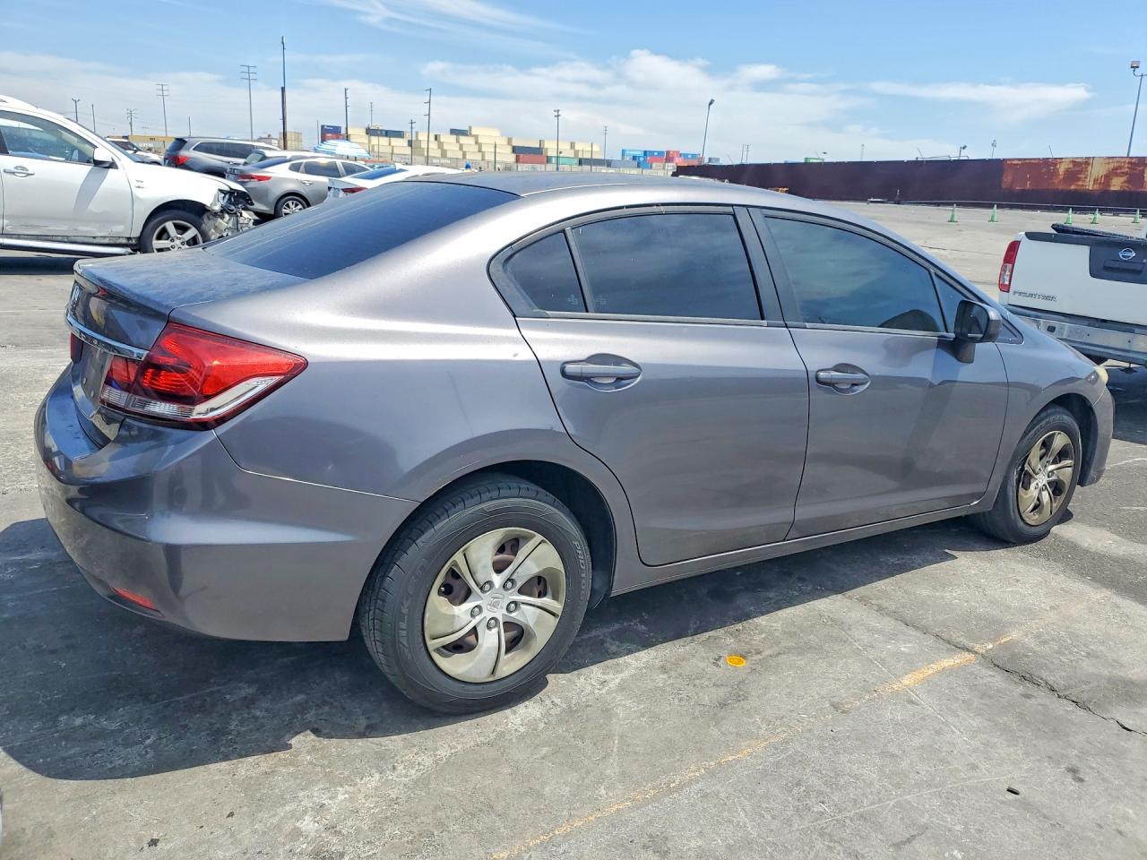 2015 Honda Civic Lx Silver vin: 2HGFB2F50FH522166