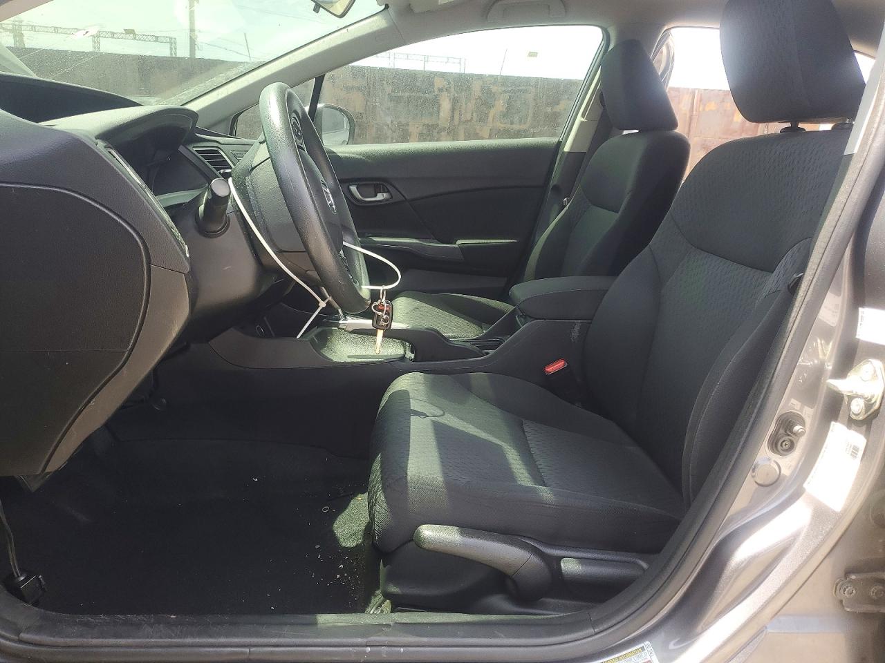 2015 Honda Civic Lx Silver vin: 2HGFB2F50FH522166