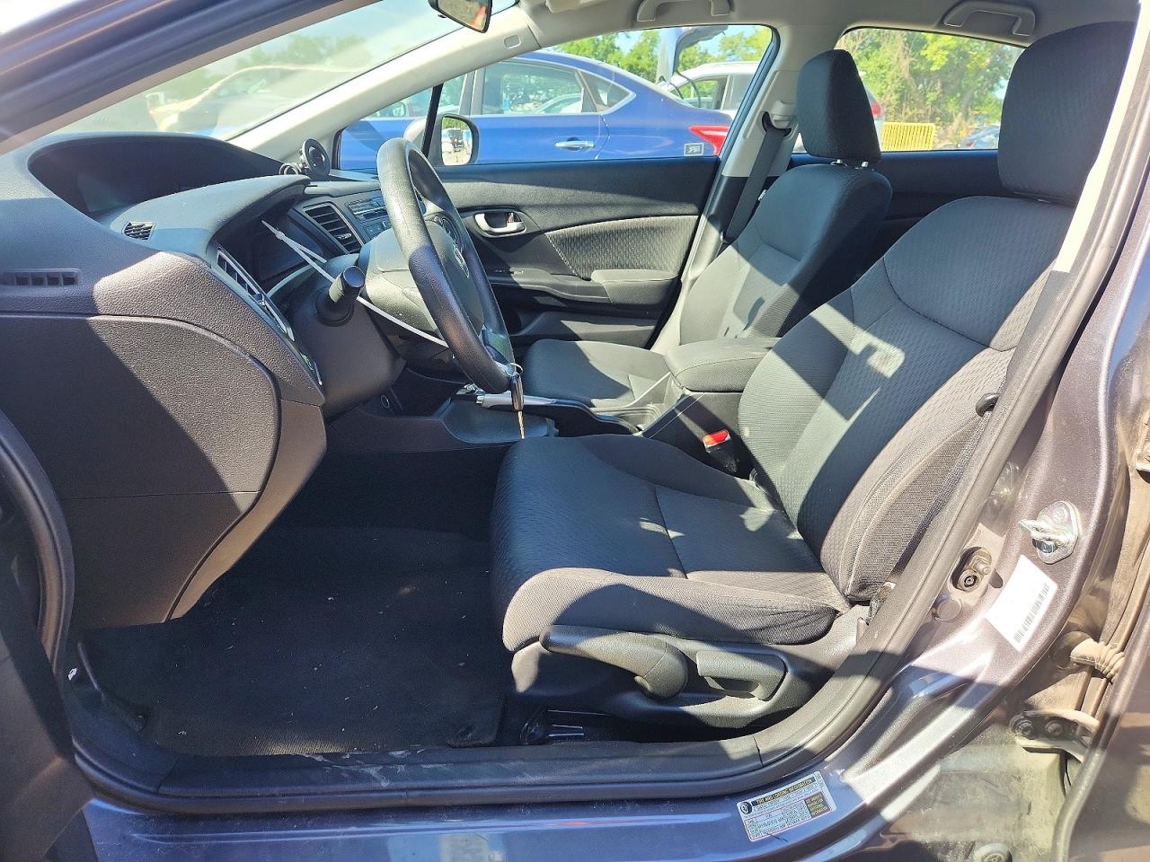 2015 Honda Civic Lx Gray vin: 2HGFB2F50FH539324