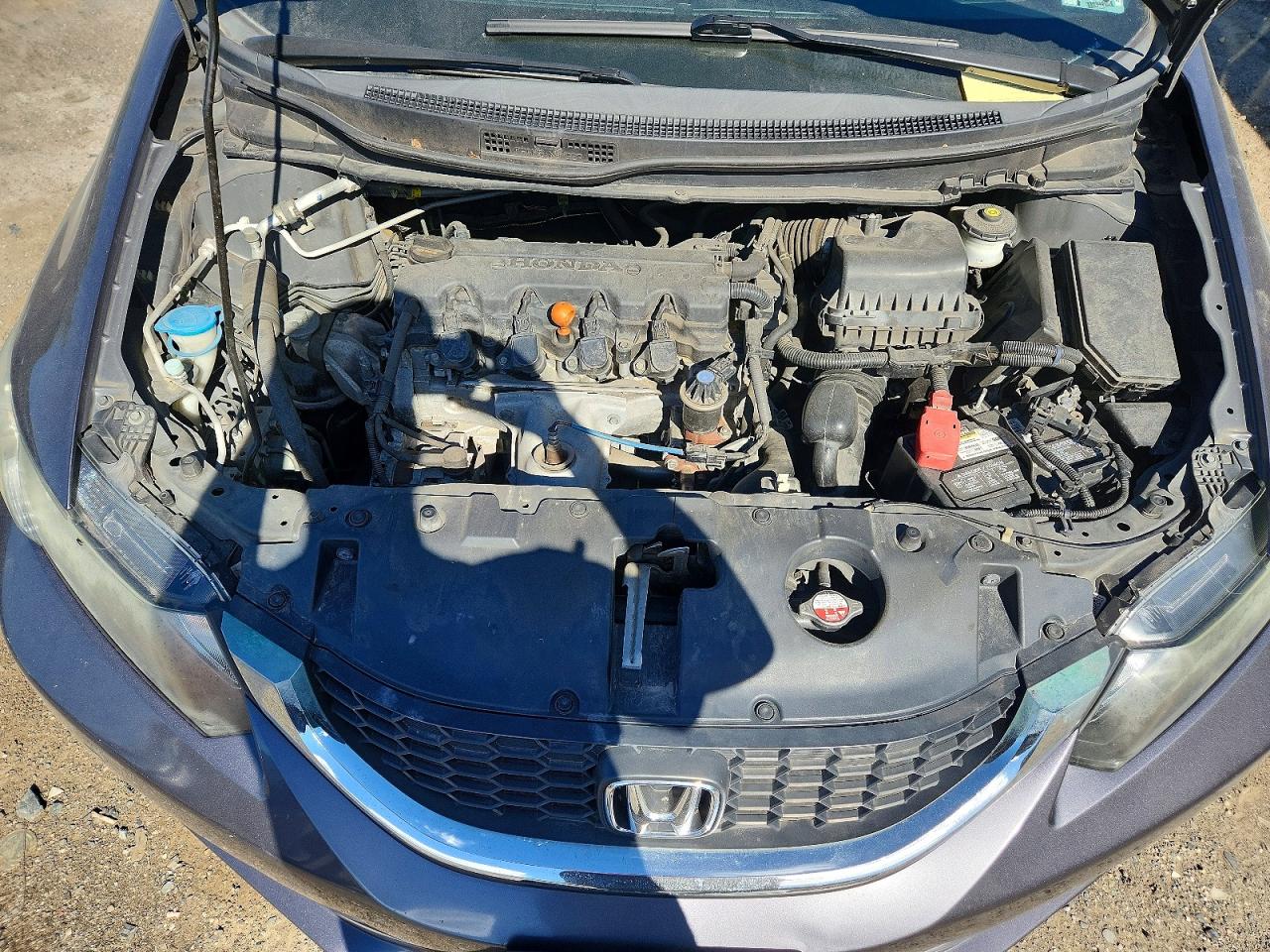 2015 Honda Civic Lx Gray vin: 2HGFB2F50FH539324