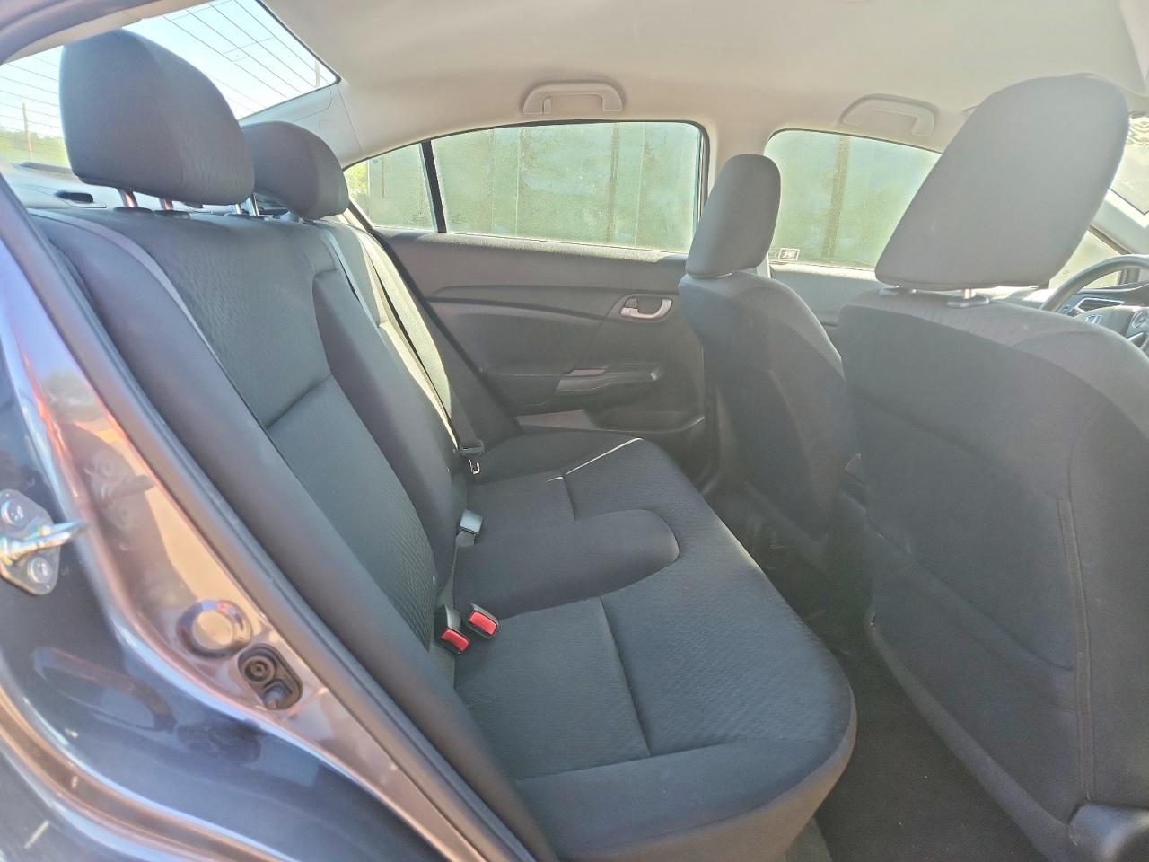 2015 Honda Civic Lx Gray vin: 2HGFB2F50FH539324