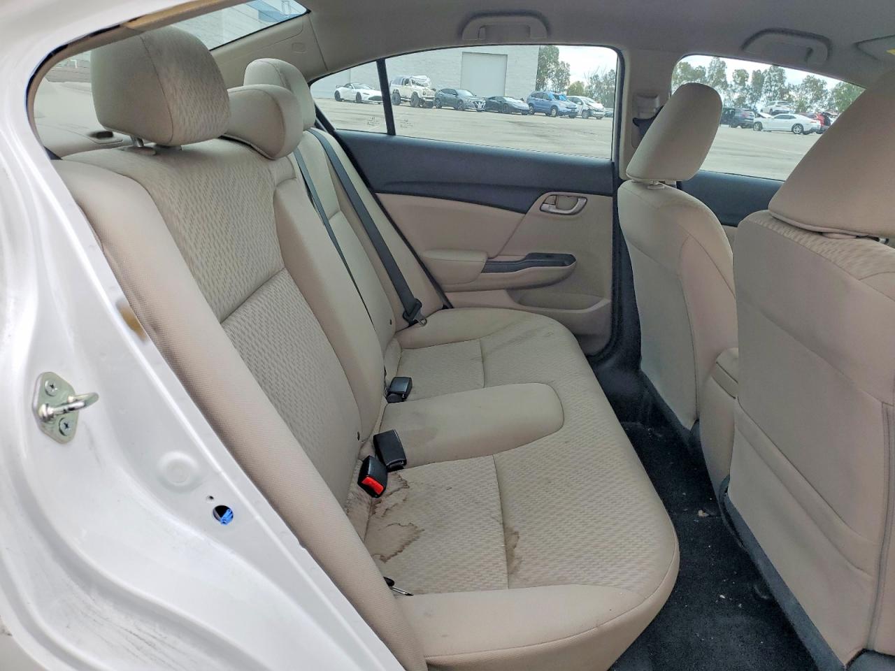 2015 Honda Civic Lx Белый vin: 2HGFB2F50FH540120
