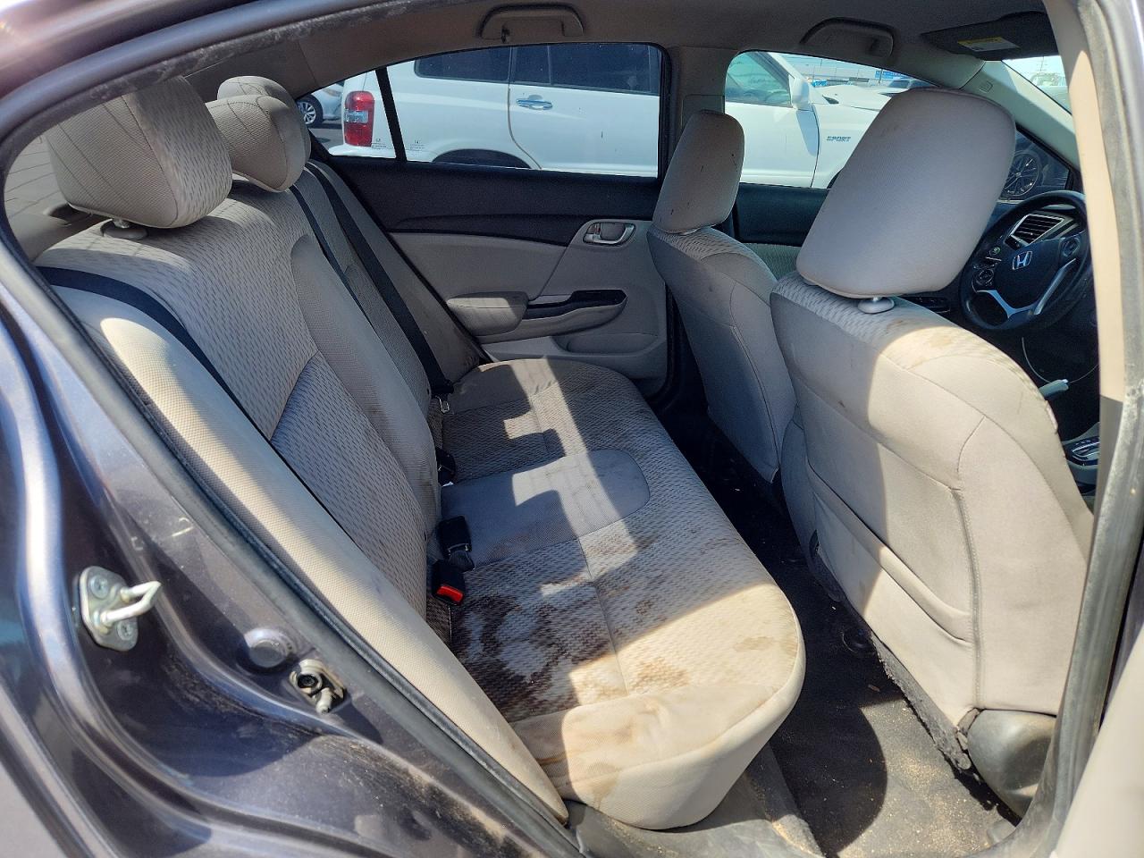 2015 Honda Civic Lx Gray vin: 2HGFB2F50FH543776
