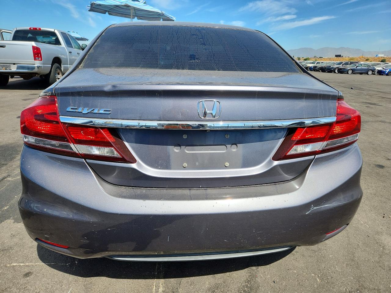 2015 Honda Civic Lx Gray vin: 2HGFB2F50FH543776