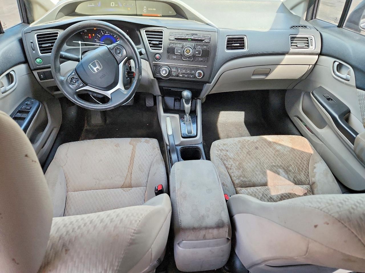 2015 Honda Civic Lx Gray vin: 2HGFB2F50FH543776