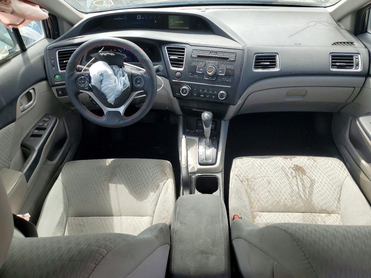 2015 Honda Civic Lx Gray vin: 2HGFB2F50FH548587