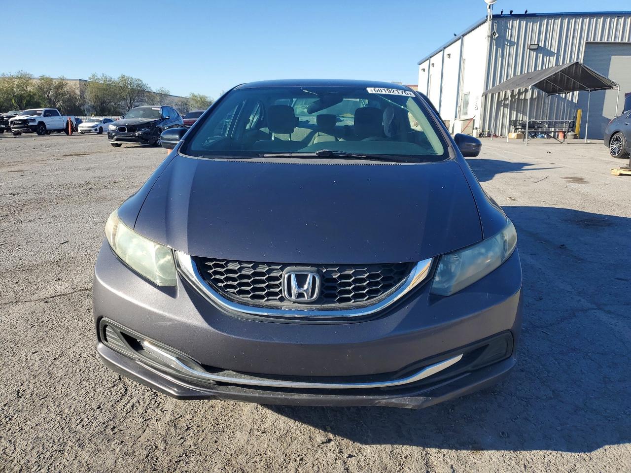 2015 Honda Civic Lx Gray vin: 2HGFB2F50FH548587