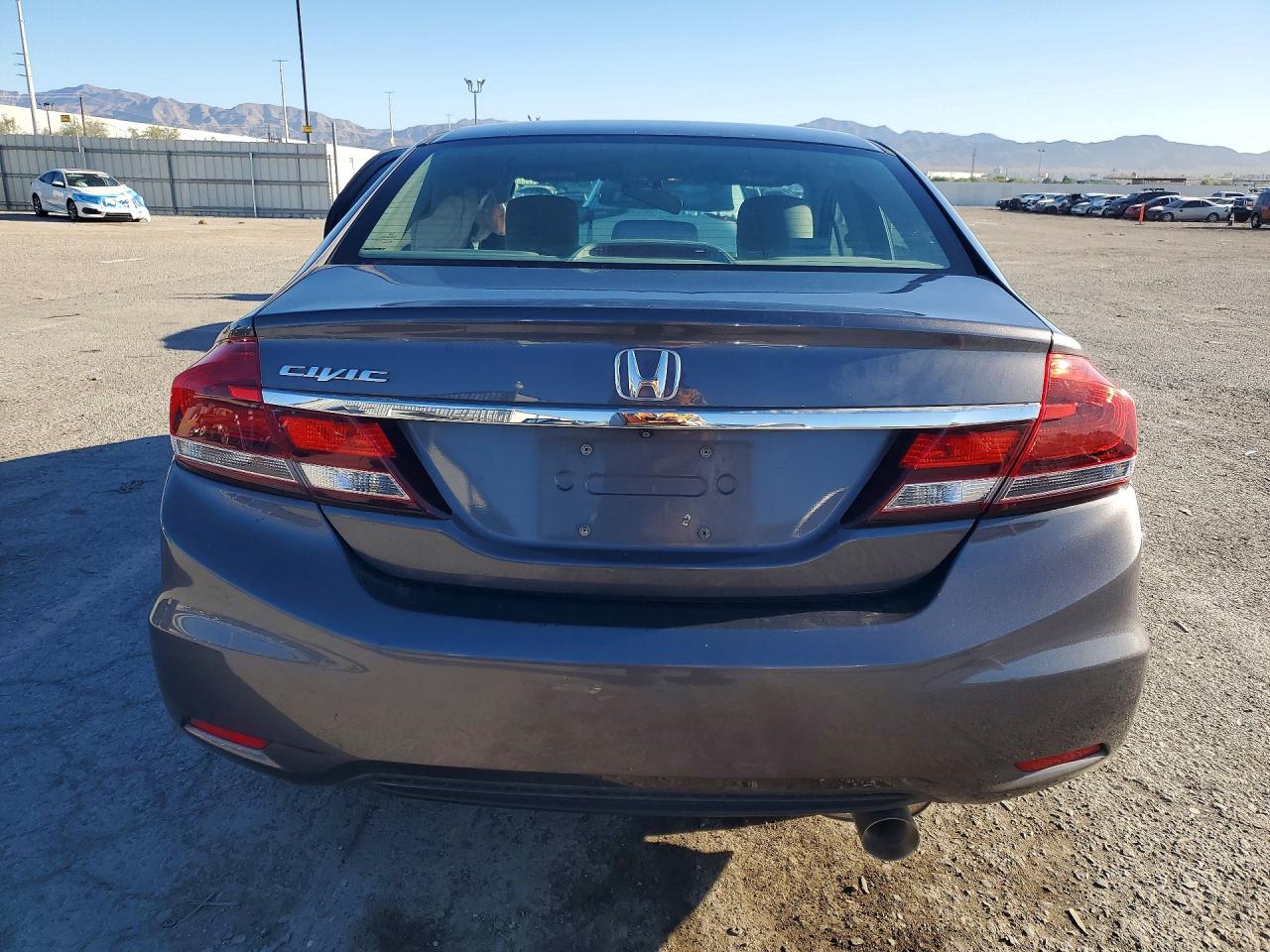 2015 Honda Civic Lx Gray vin: 2HGFB2F50FH548587