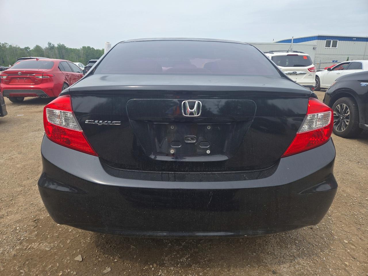 2012 Honda Civic Lx Черный vin: 2HGFB2F51CH030936