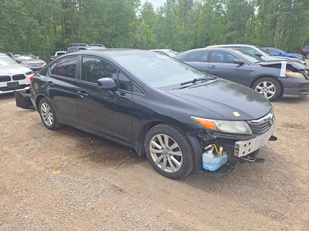 2012 Honda Civic Lx Черный vin: 2HGFB2F51CH030936