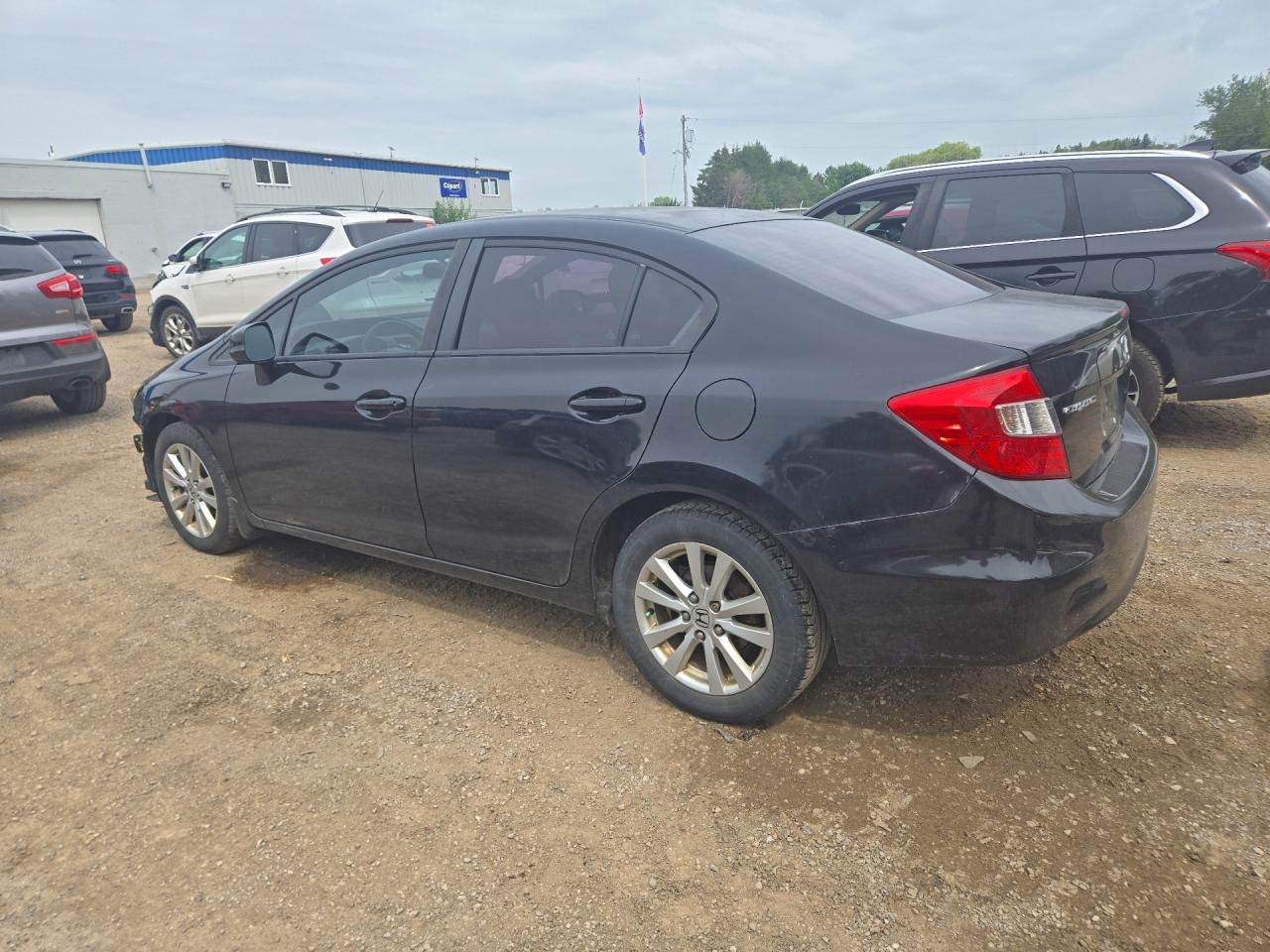 2012 Honda Civic Lx Черный vin: 2HGFB2F51CH030936