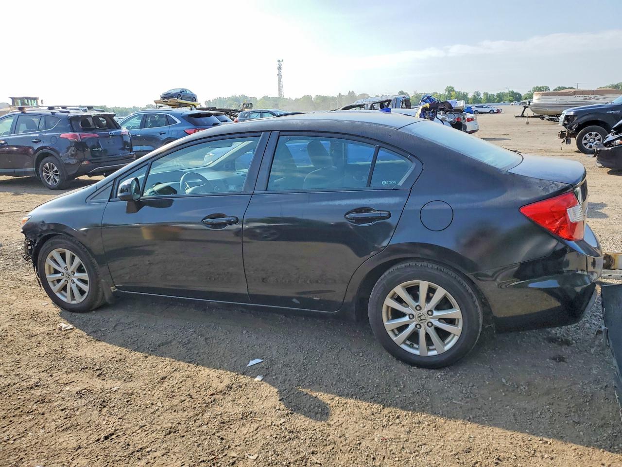 2012 Honda Civic Lx Black vin: 2HGFB2F51CH038888