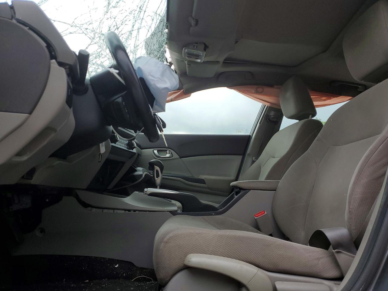 2012 Honda Civic Lx Gray vin: 2HGFB2F51CH108938
