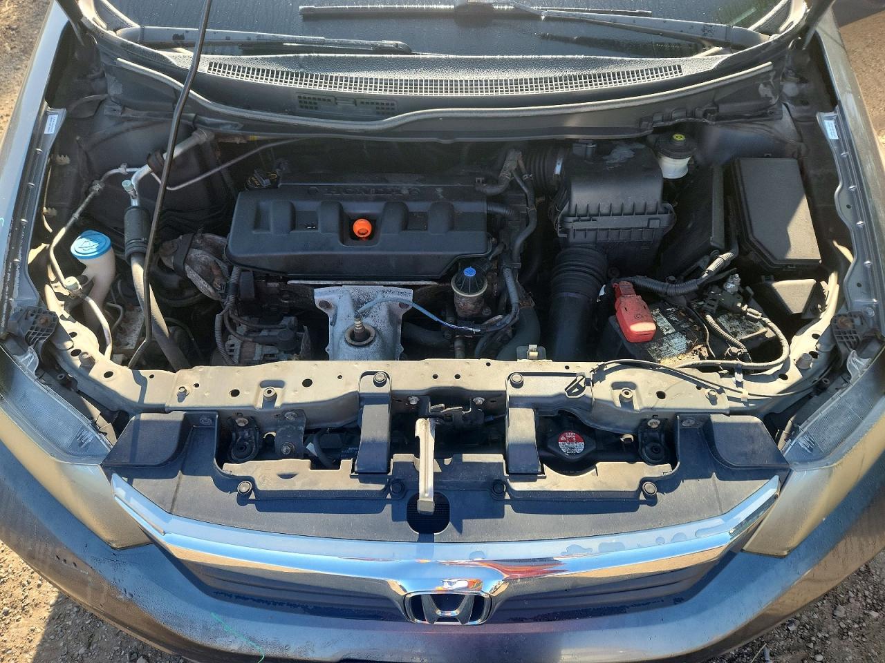 2012 Honda Civic Lx Gray vin: 2HGFB2F51CH113945