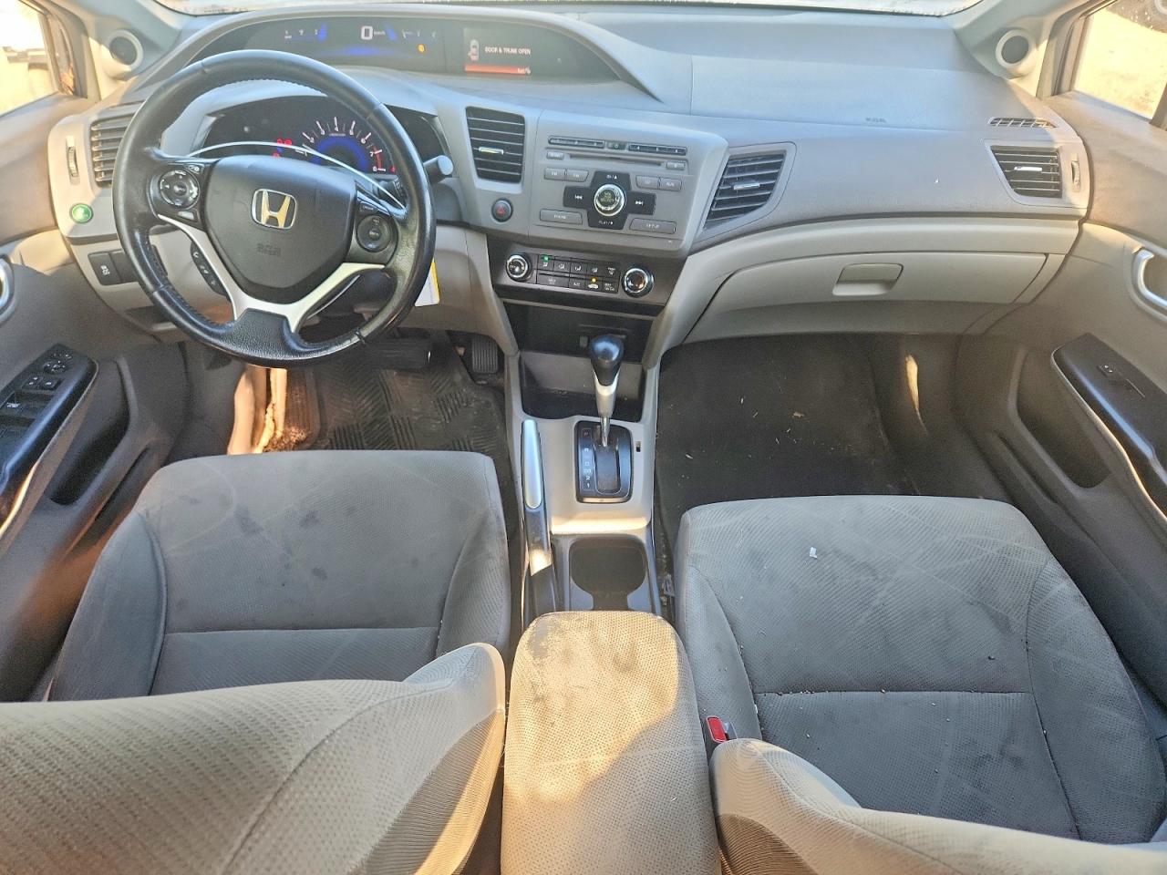 2012 Honda Civic Lx Gray vin: 2HGFB2F51CH113945